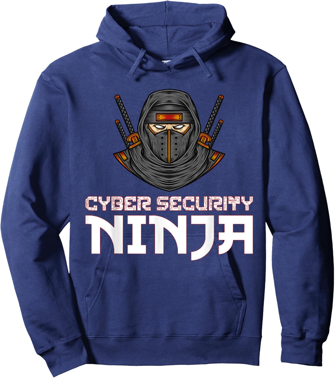 Cyber Security Ninja Computer Programmer Funny Humor Hoodie - Hoodie | Navy