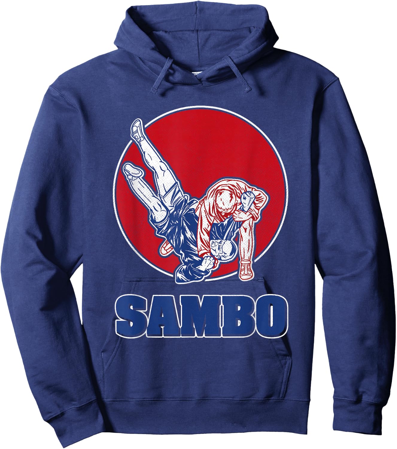 Sambo Wrestling Martial Arts Russia Soviet Union Martial Arts Hoodie - Hoodie | Navy
