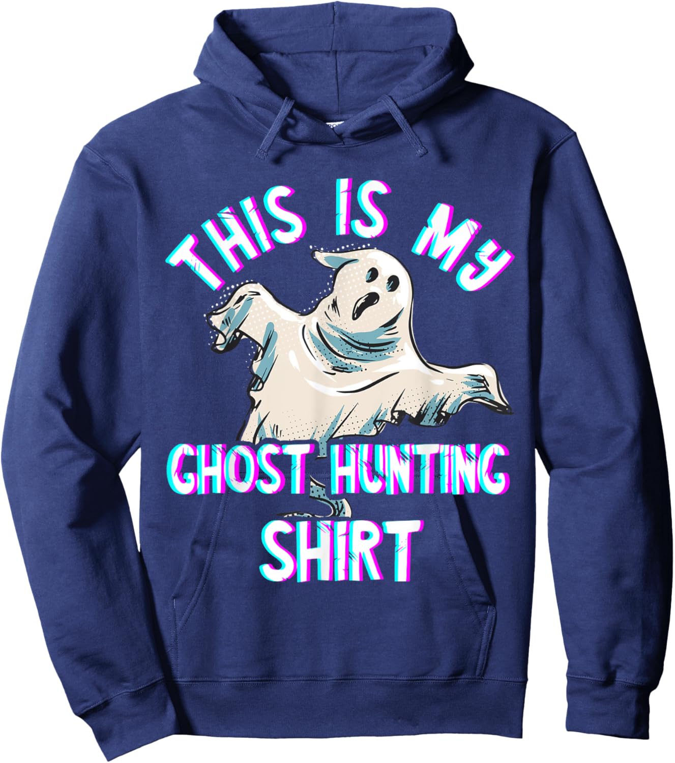 Ghost Hunting Costume Paranormal Investigator Ghost Hunter Hoodie - Hoodie | Navy