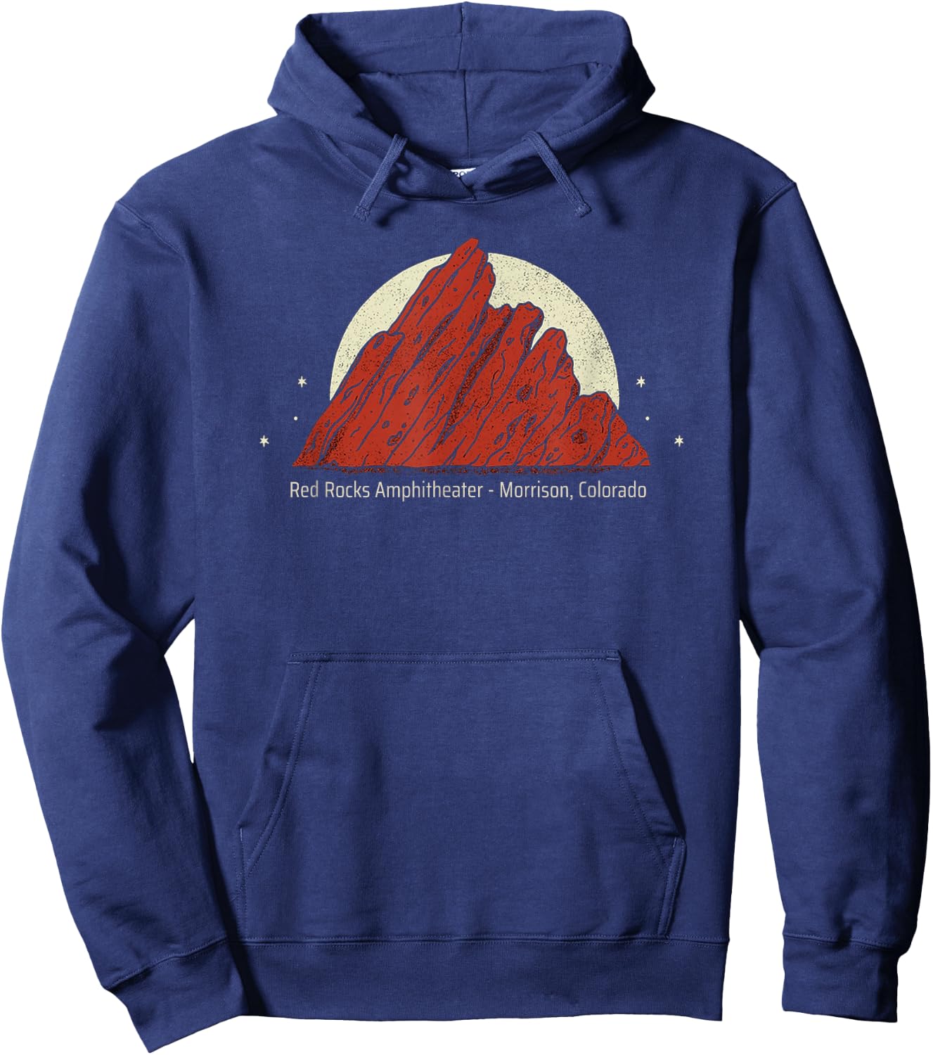 Red Rocks Amphitheater - Morrison Colorado Hoodie - Hoodie | Navy