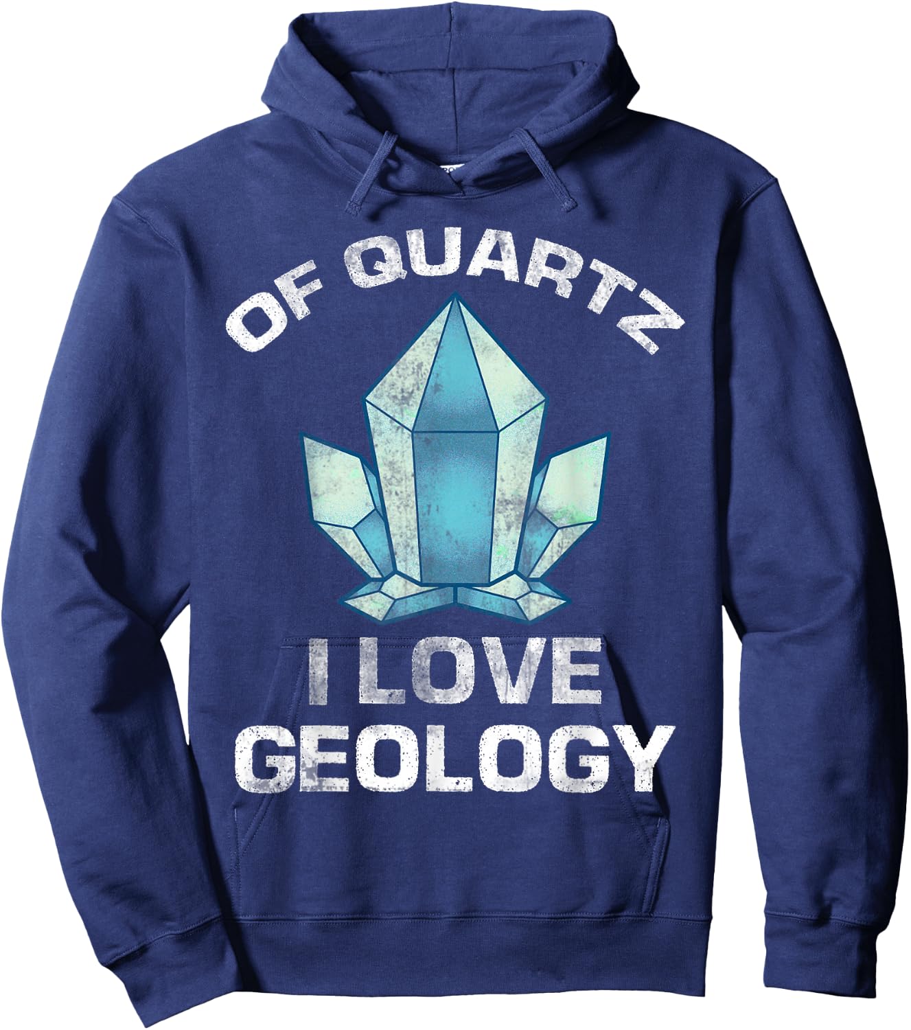Stone Nerd Rock Love Valentine's Day Gift Geology Hoodie - Hoodie | Navy
