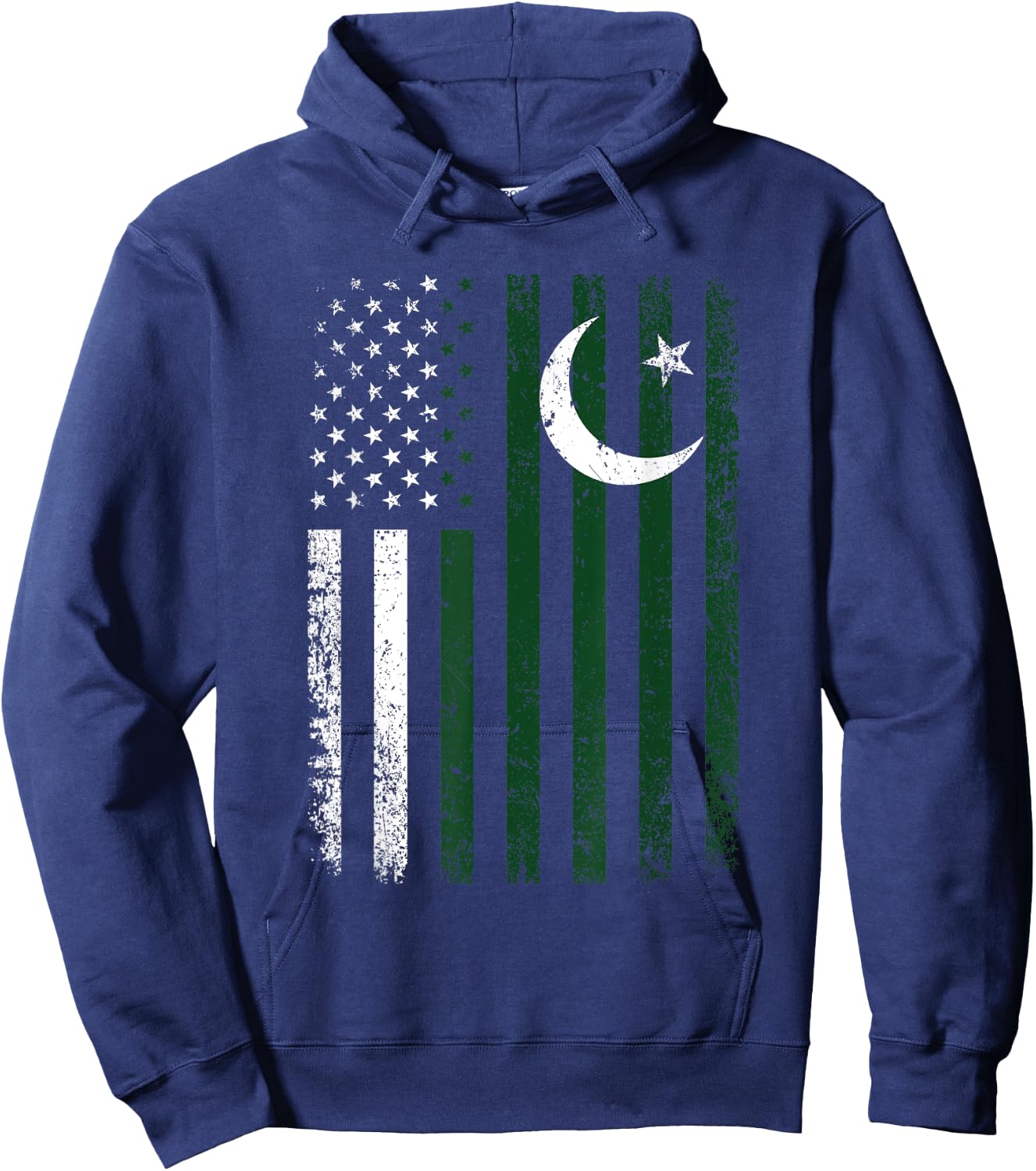 Pakistan Flag 4th of July USA Pakistani Flag Kids Men Hoodie - Hoodie | Navy