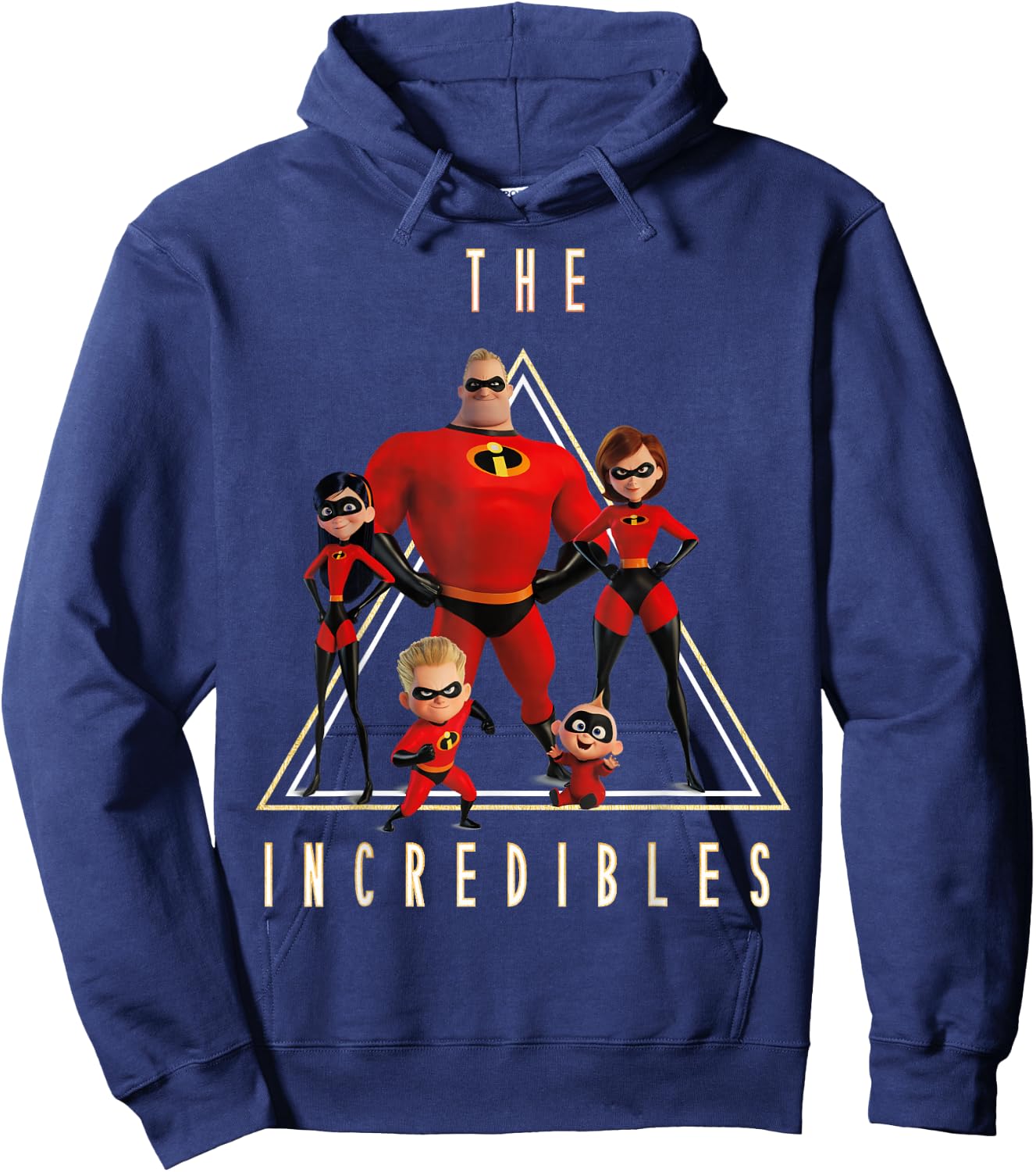 Disney Pixar Incredibles Classic Family Shot Graphic Hoodie - Hoodie | Navy