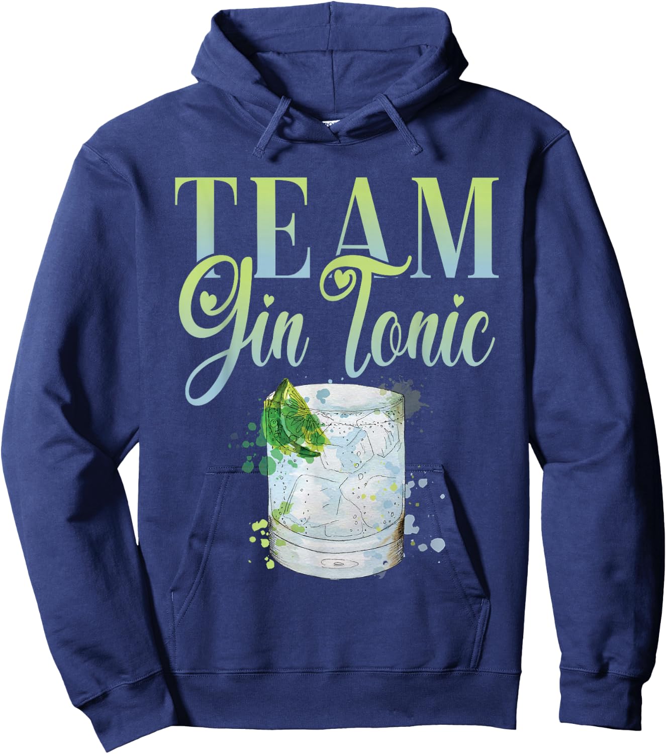 Hen Party Team Gin Tonic Cocktail for Bartender Hoodie - Hoodie | Navy