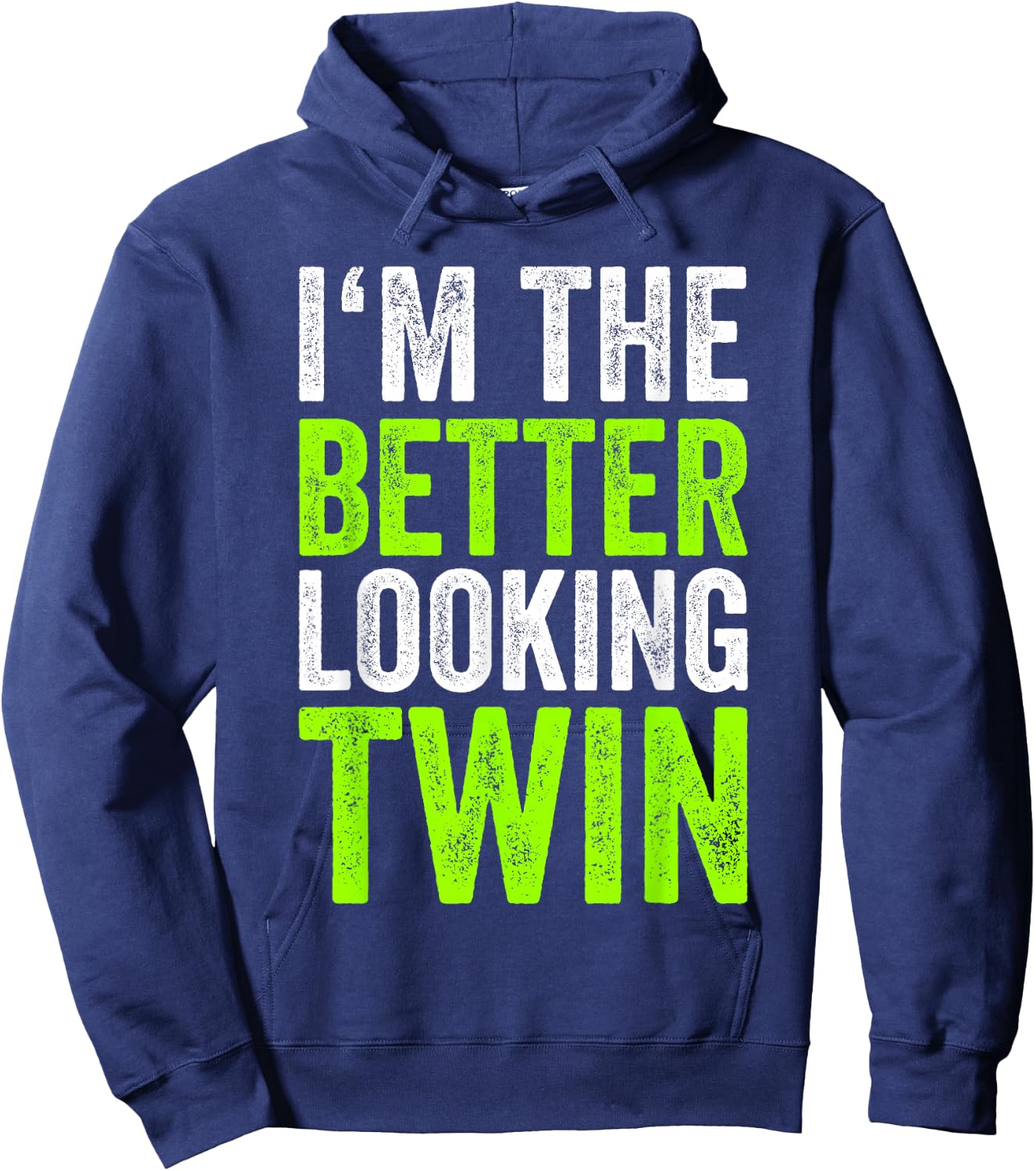 Twin Shirt Birthday Gift Sibling Twin Hoodie - Hoodie | Navy