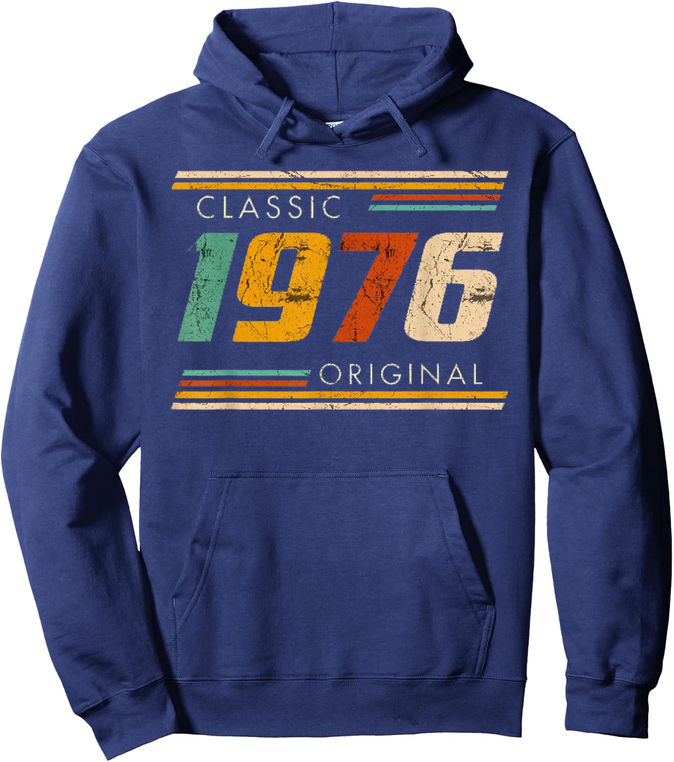 46th Birthday Classic 1976 Original Hoodie - Hoodie | Navy