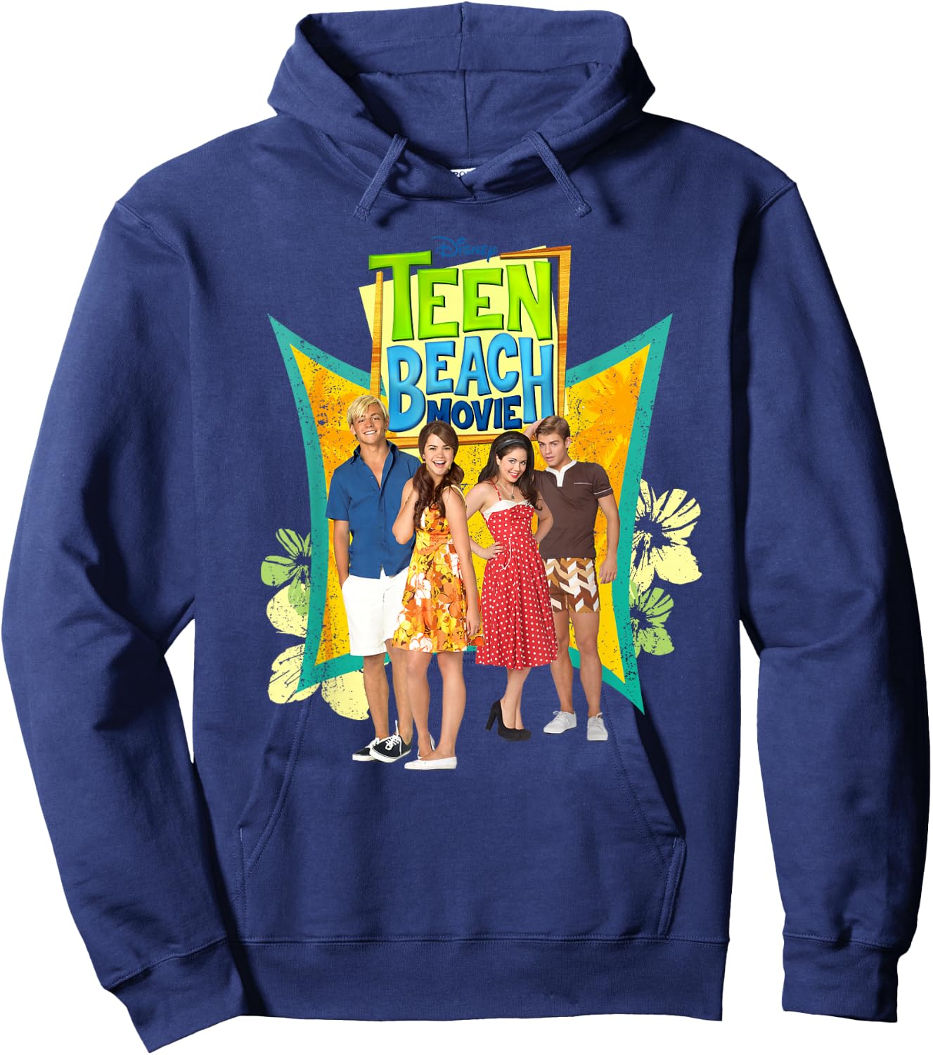 Disney Channel Teen Beach Movie Cast Small Hoodie - Hoodie | Navy