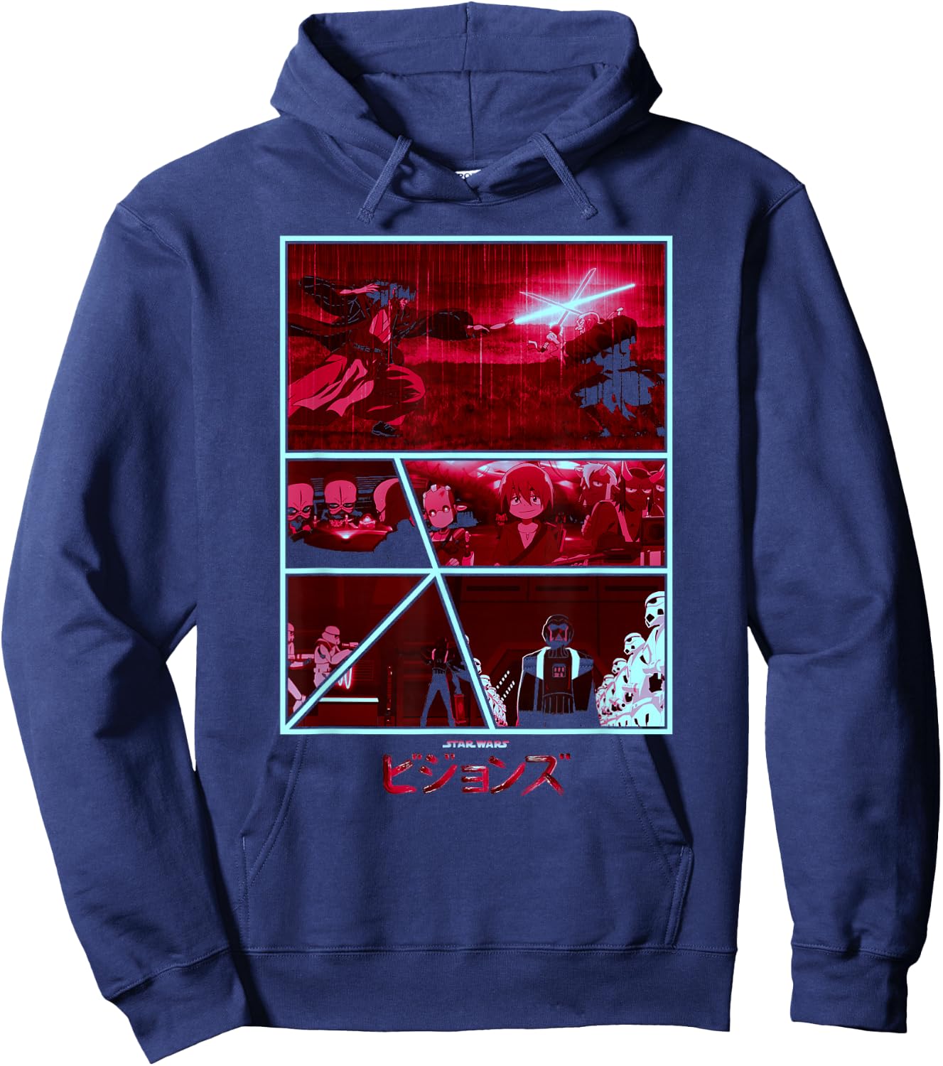 Star Wars Visions Dark Comic Poster Hoodie - Hoodie | Navy