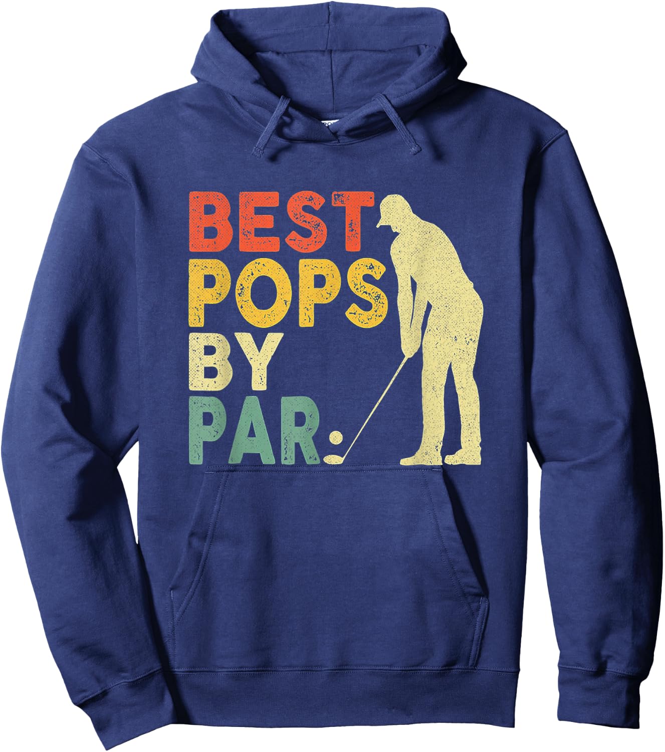 Best Pops By Par Funny Golf Hoodie - Hoodie | Navy