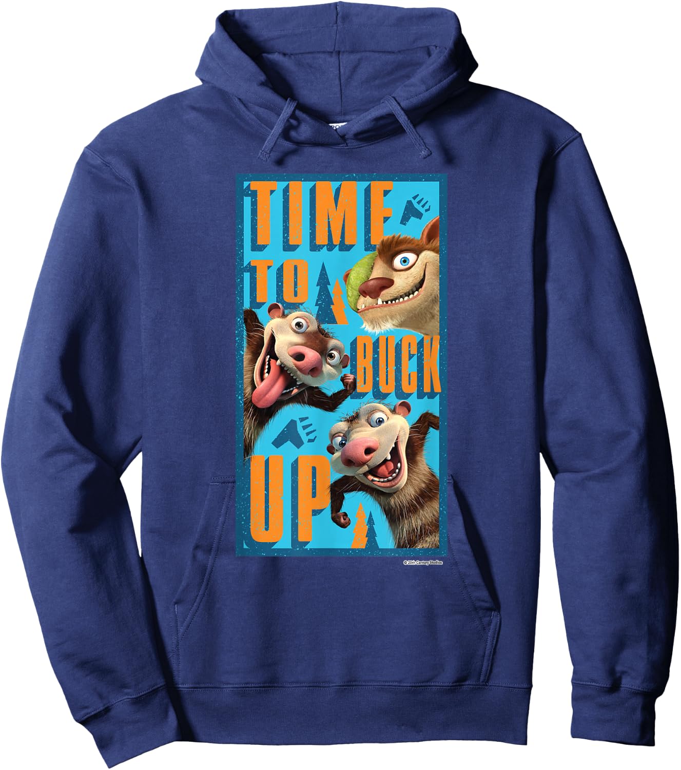 The Ice Age Adventures of Buck Wild Time to Buck Up Hoodie - Hoodie | Navy