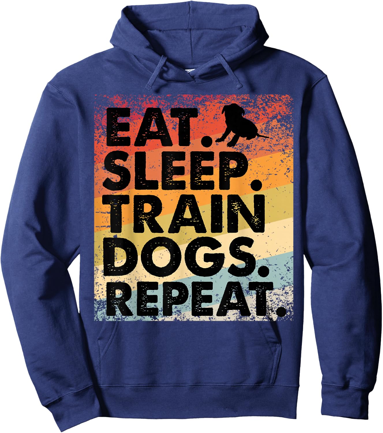 Dog Commands Obedience Training apparel Funny Dog Trainer Hoodie - Hoodie | Navy