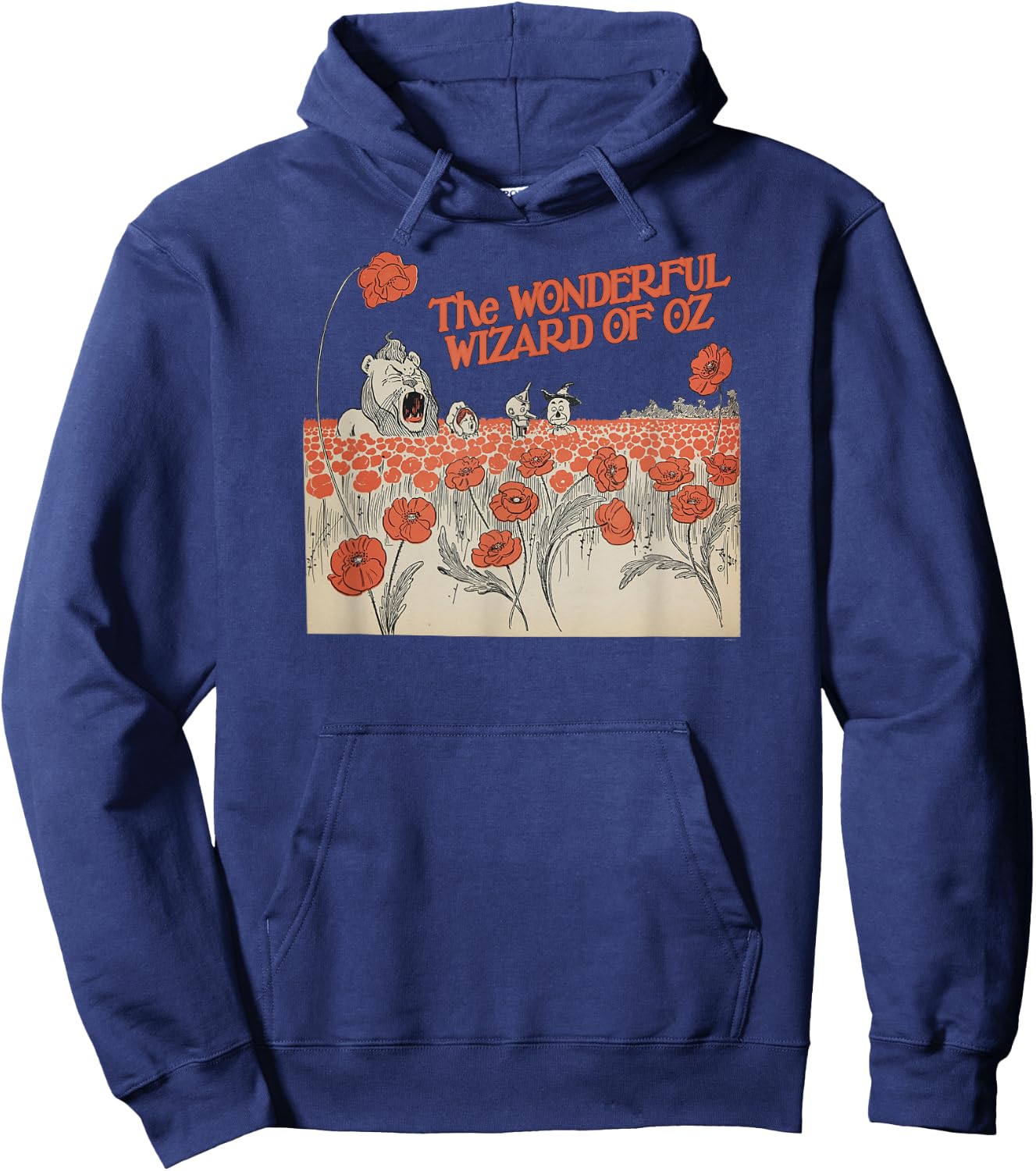 Poppies Vintage Wizard of OZ - The Deadly Poppy Field Hoodie - Hoodie | Navy