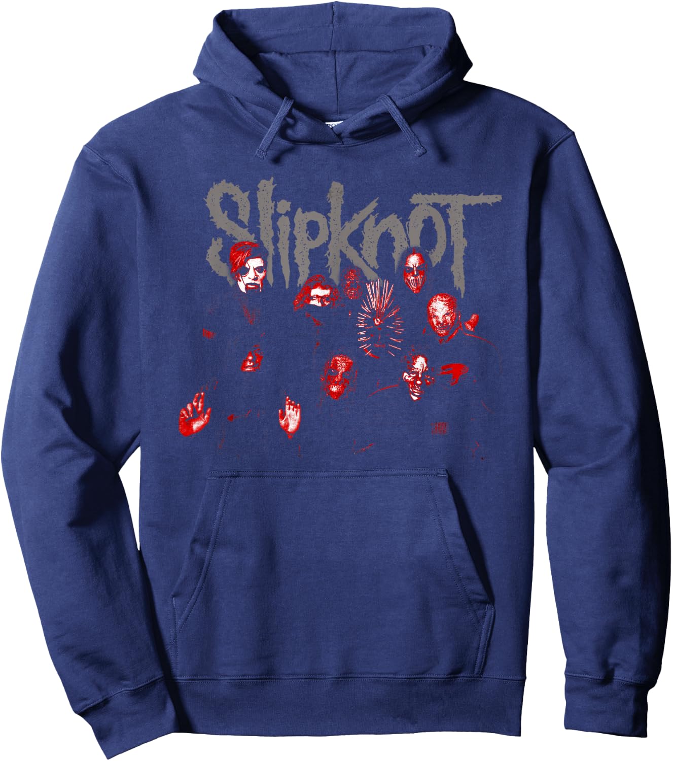 Slipknot Official We Are Not Your Kind Red Title Hoodie - Hoodie | Navy
