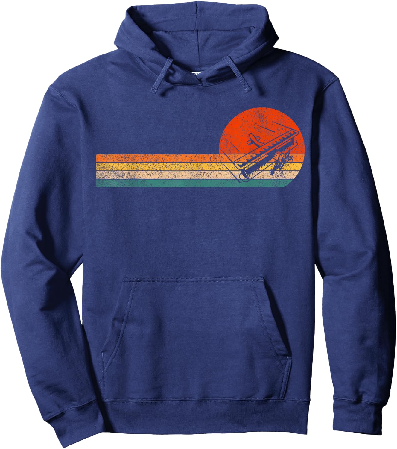 Funny RC Plane Model Airplane Pilot RC Airplane Retro Hoodie - Hoodie | Navy