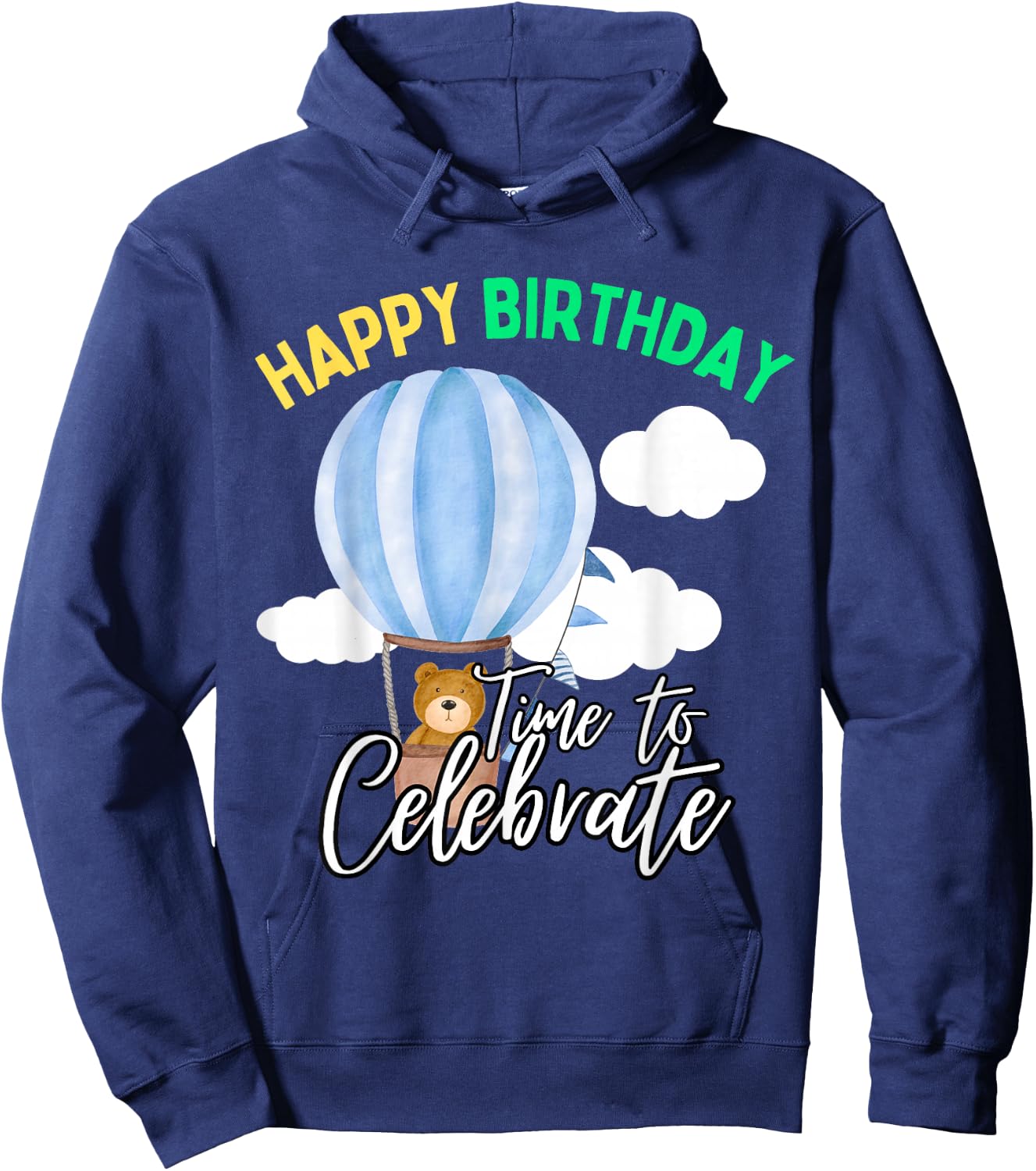 Hot Air Balloon Captain Ballooning Birthday Hot Air Balloon Hoodie - Hoodie | Navy