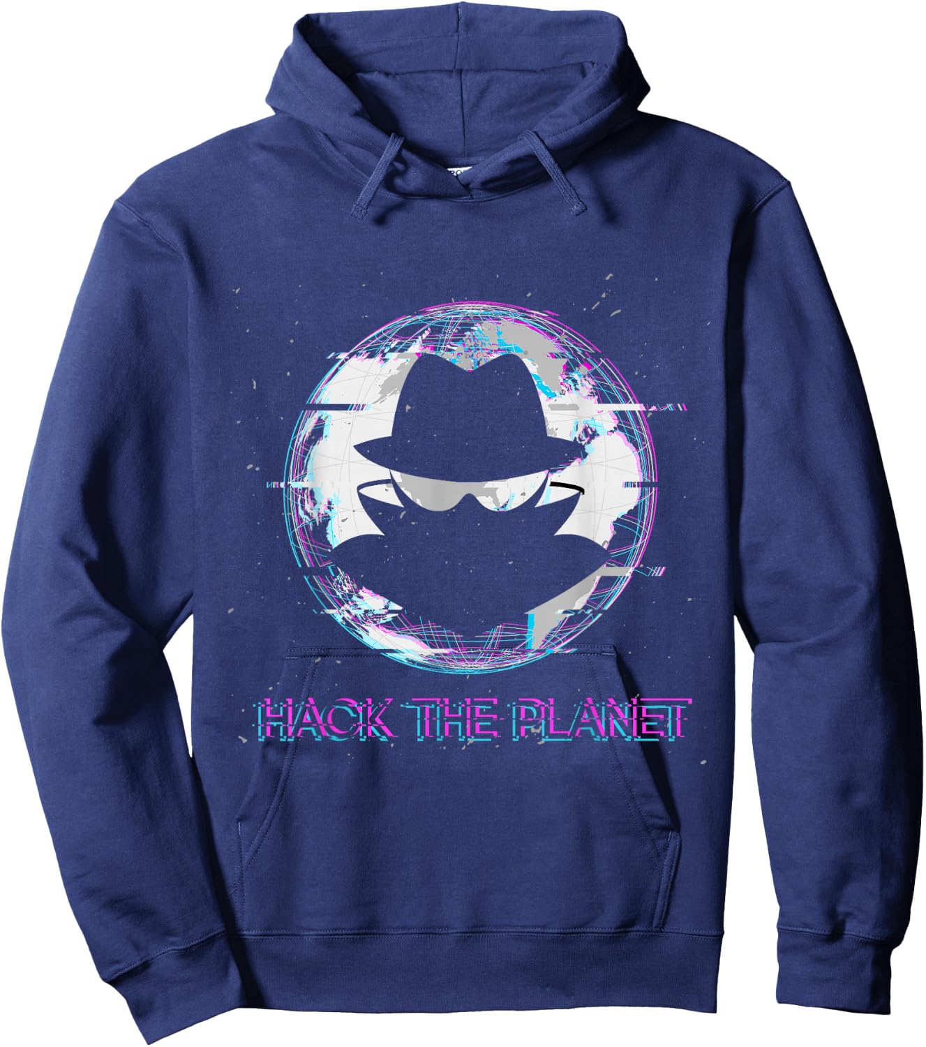 Hack the Planet Hoodie - Hoodie | Navy