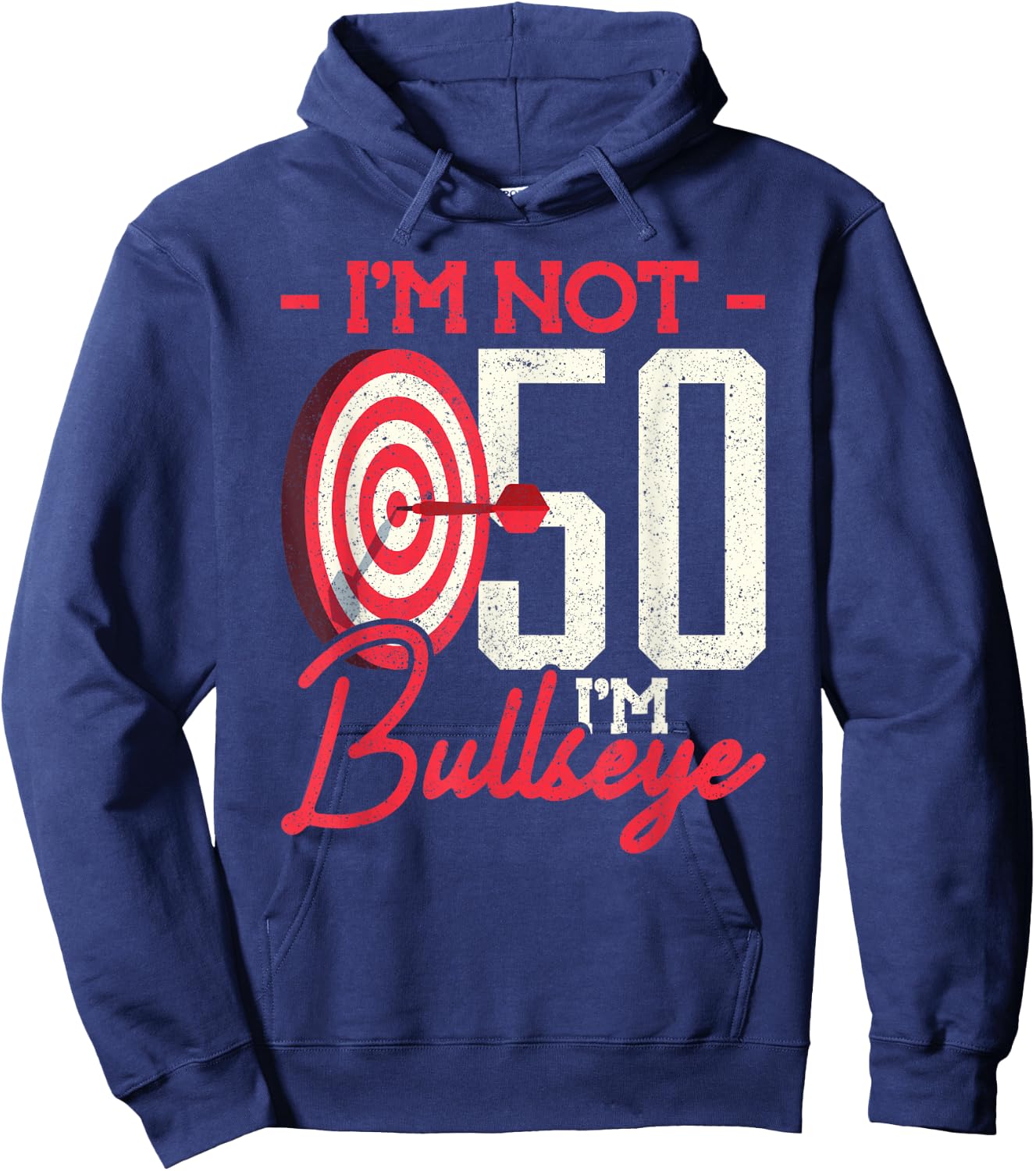 50th Birthday Dart Player 50 Years Darts Hoodie - Hoodie | Navy