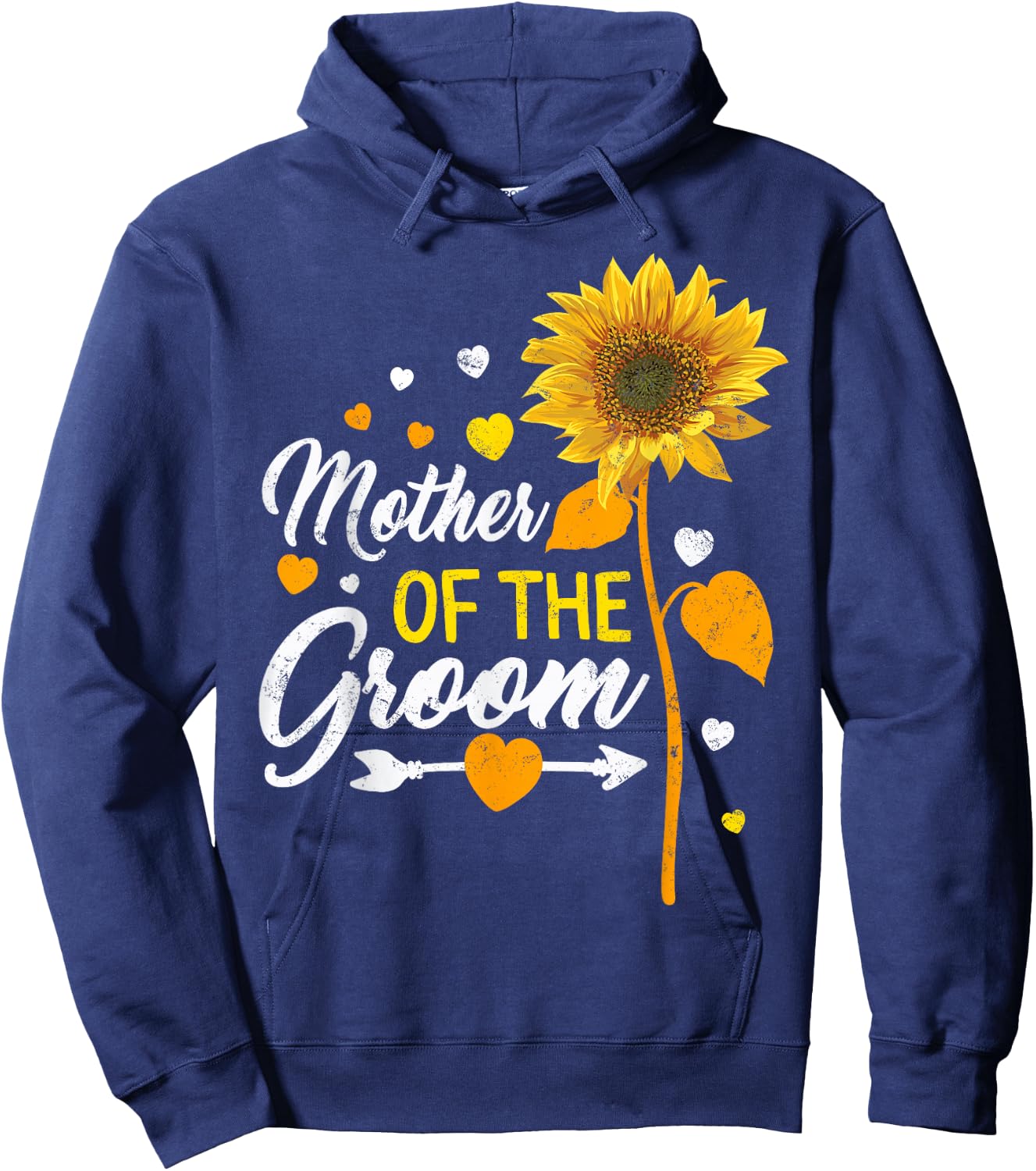 Wedding Matching Mother of the Groom Sister Of The Groom Hoodie - Hoodie | Navy
