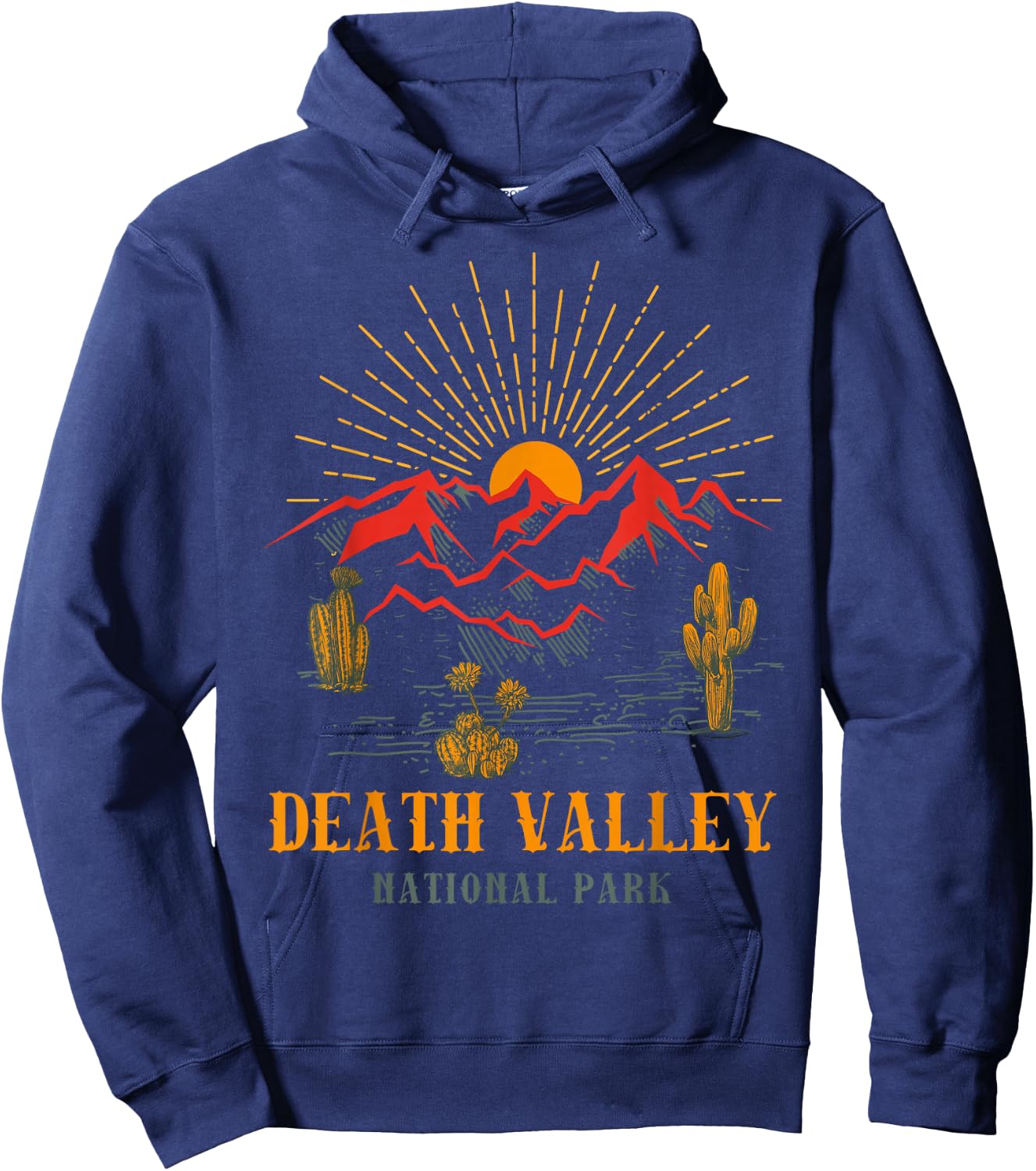 Death Valley National Park USA Graphic Hoodie - Hoodie | Navy