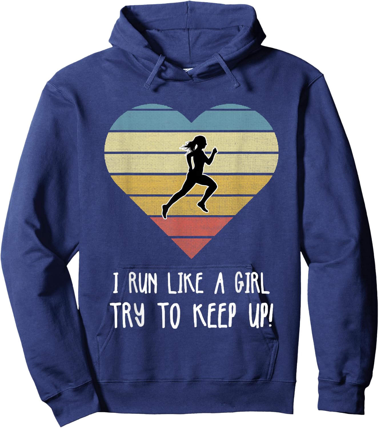 Girls Running & Jogging Gift Hoodie - Hoodie | Navy