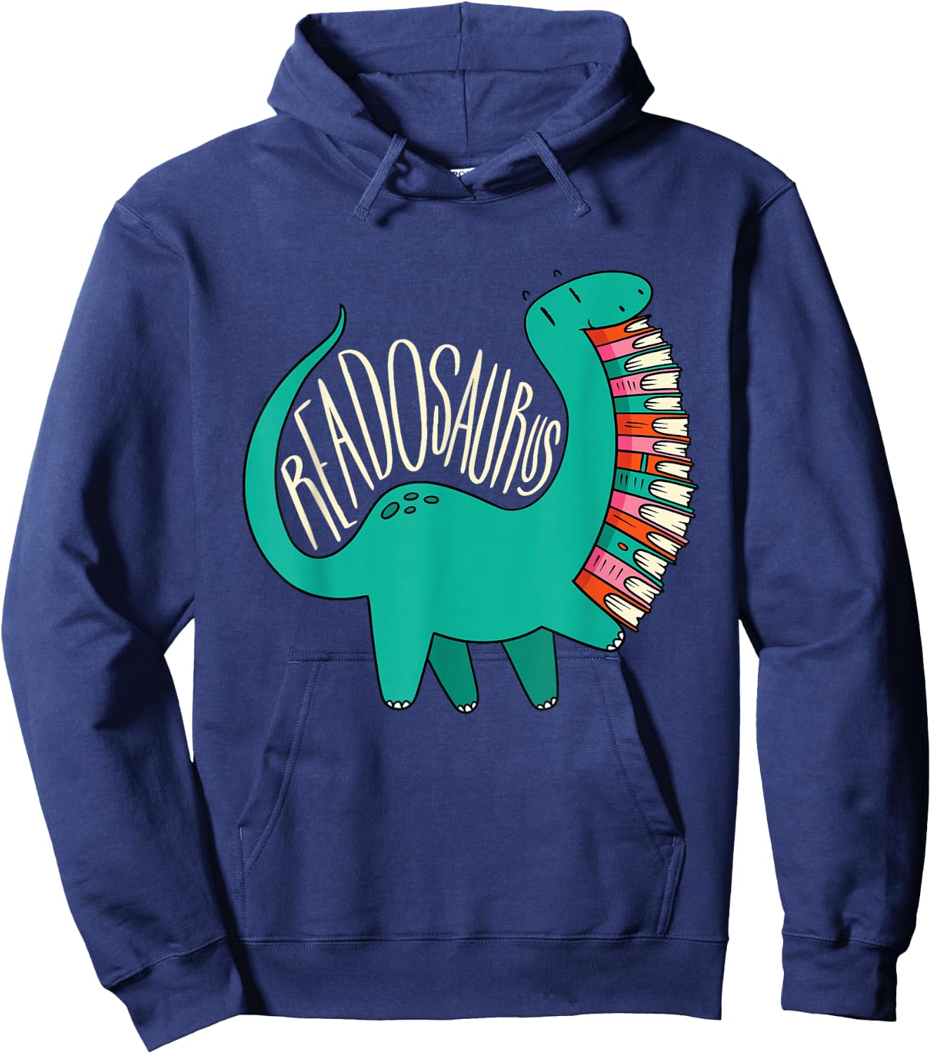 Dinosaur Readosaurus, Books Hoodie - Hoodie | Navy