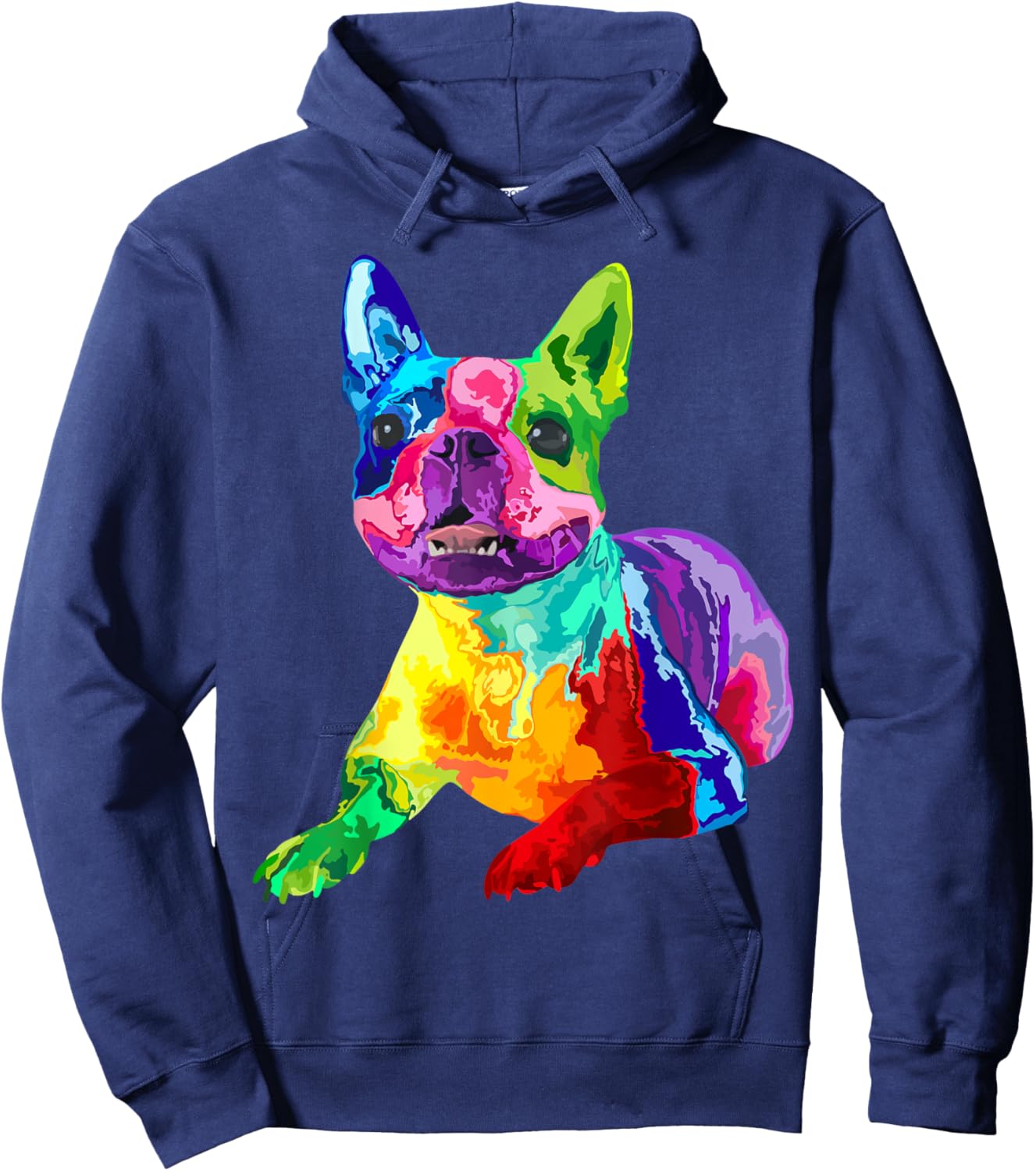 Dog Lover Gifts Boston Terrier Dog Colorful Boston Terrier Men Women Kids Hoodie - Hoodie | Navy