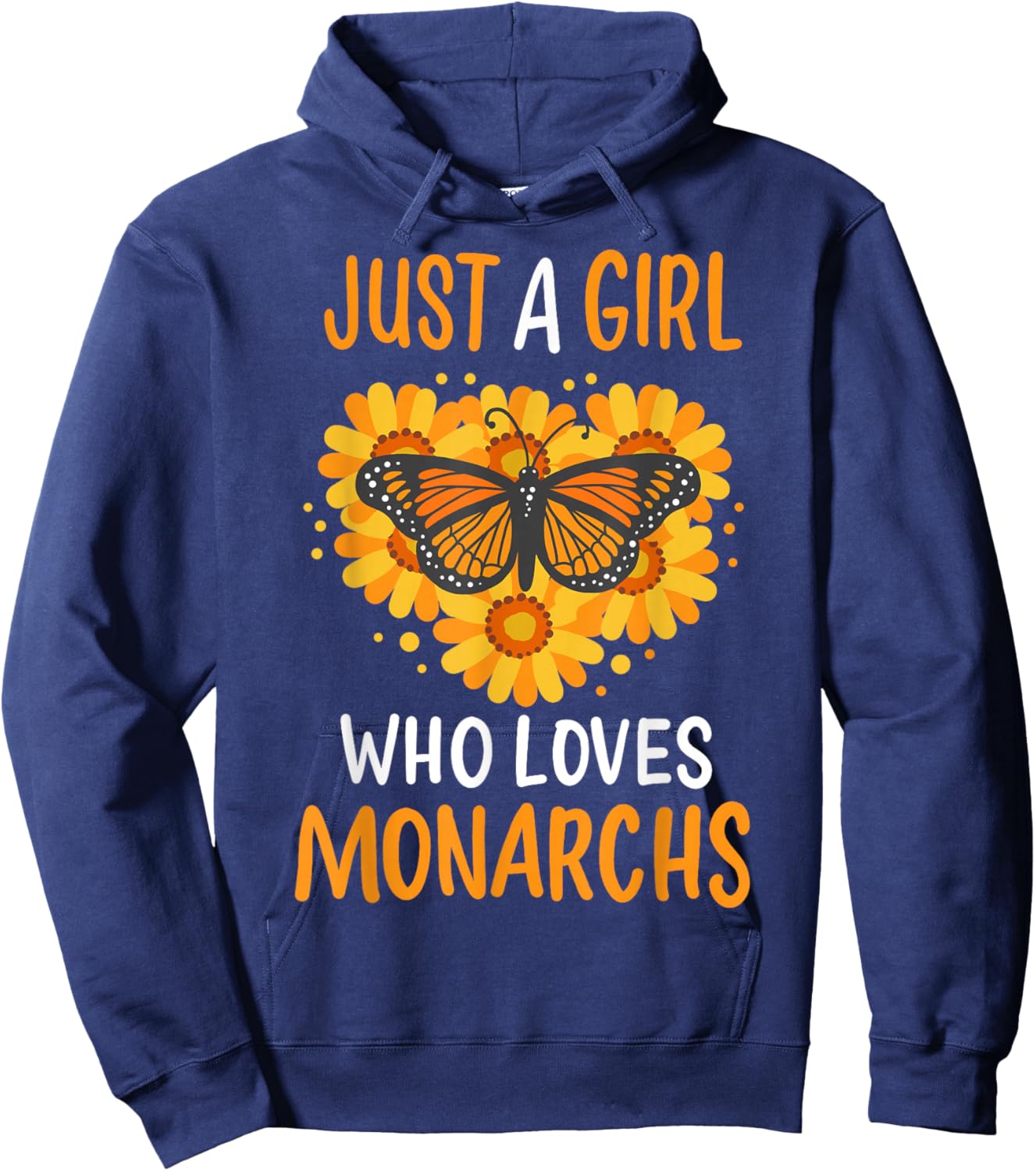 Monarch Butterfly Butterflies Entomologist Hoodie - Hoodie | Navy