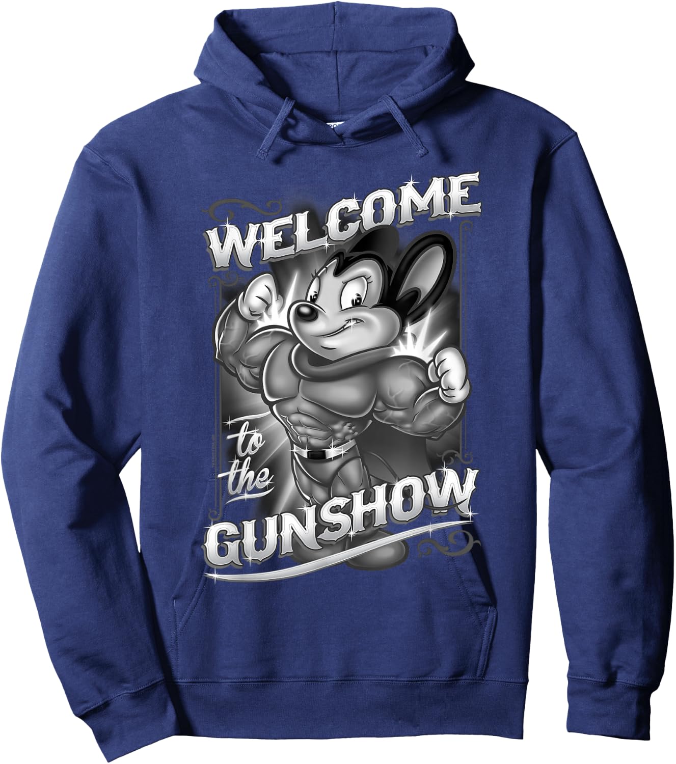 Mighty Mouse Welcome to The Gunshow Hoodie - Hoodie | Navy