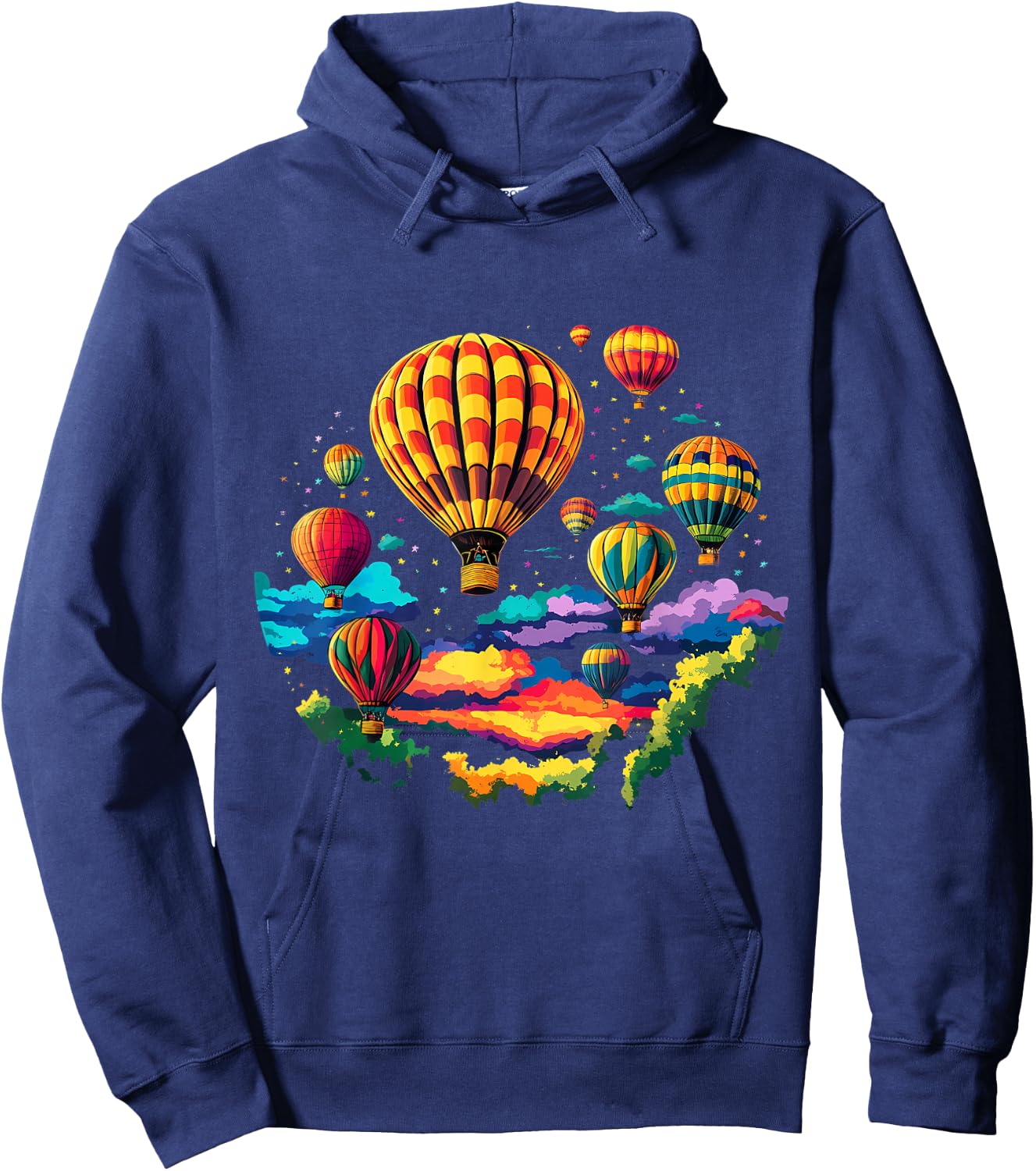 Hot Air Balloon Ride Festival Hot Air Ballooning Hoodie - Hoodie | Navy