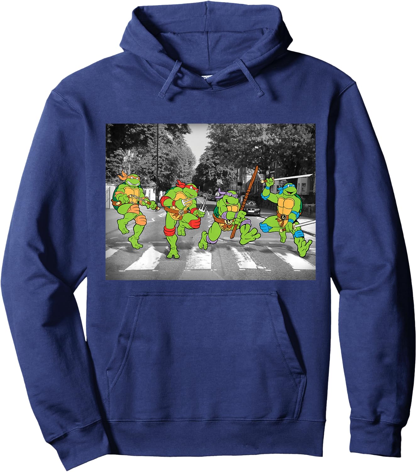 Kids TMNT Group Abbey Road Hoodie - Hoodie | Navy