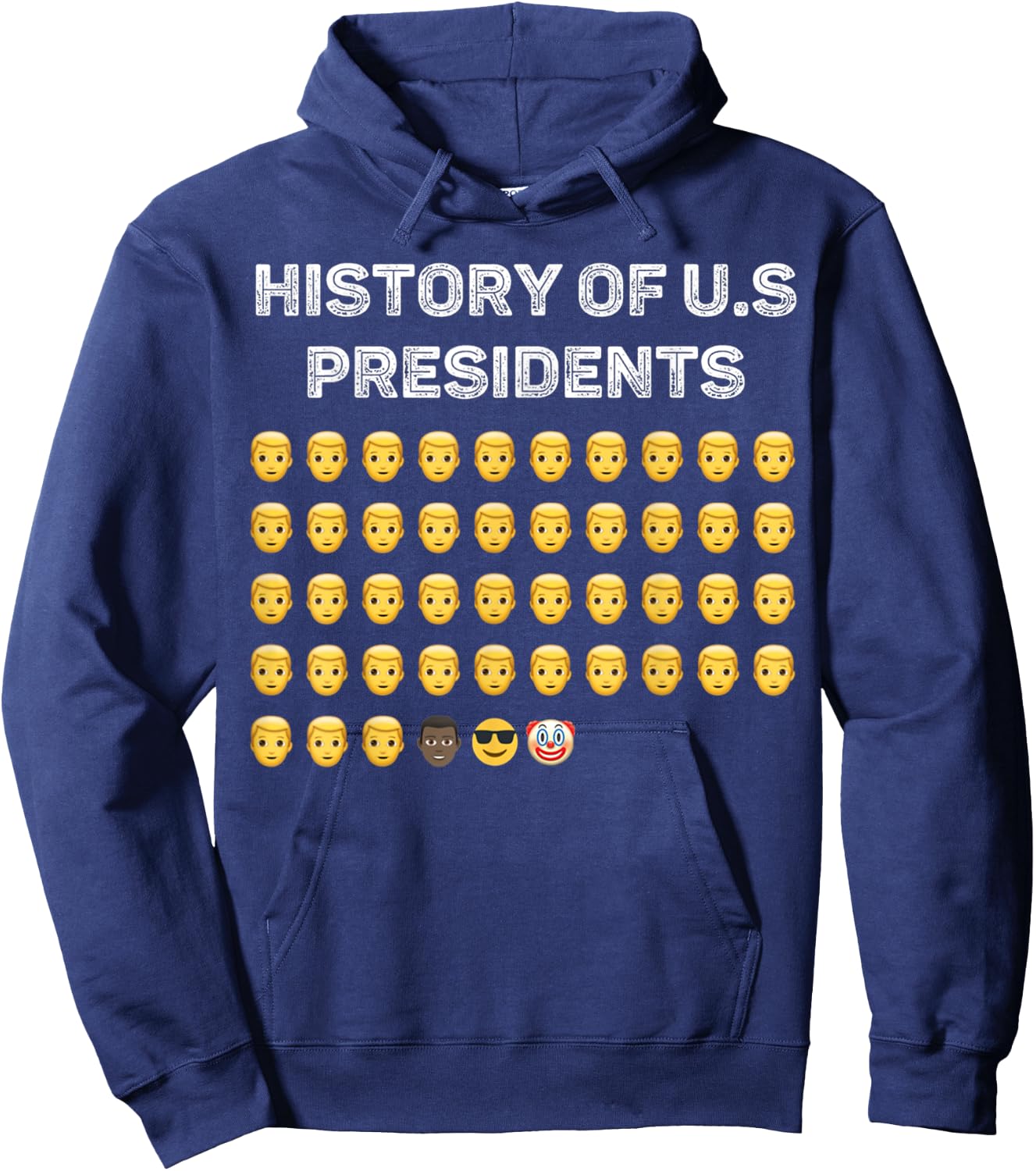 History Of USA Presidents American Patriotic Country Women Men Hoodie - Hoodie | Navy