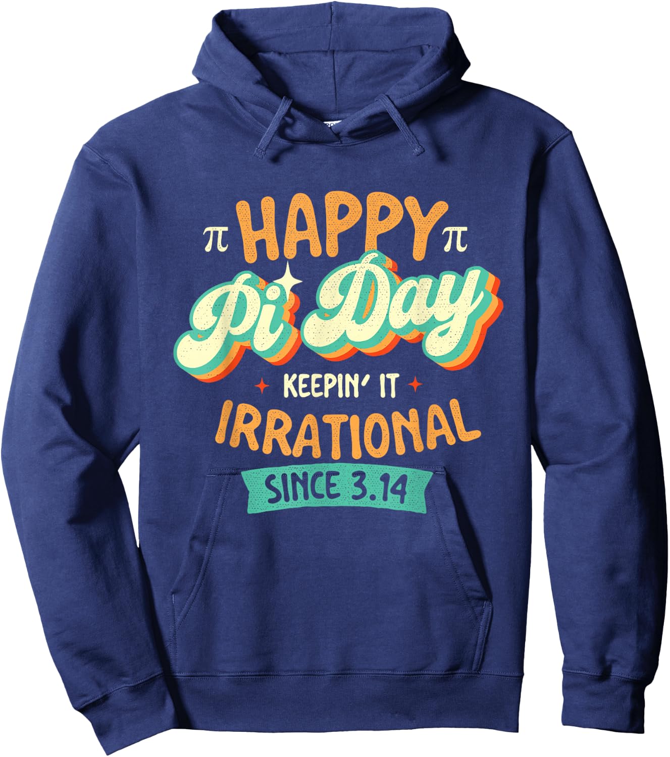 Happy Pi Day - Pi Day Math Lover Science Teacher Pi Symbol Hoodie - Hoodie | Navy