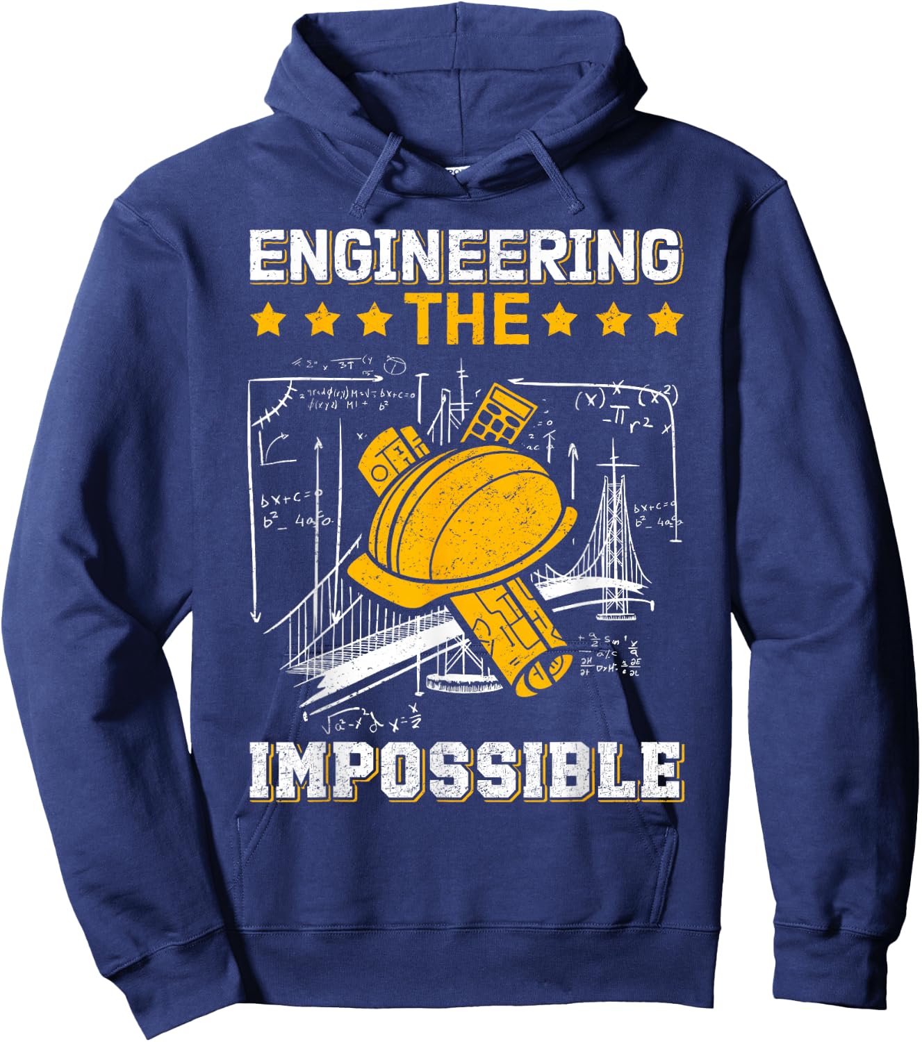 Civil Engineer Design Men Student Woman Mechanical Hoodie - Hoodie | Navy