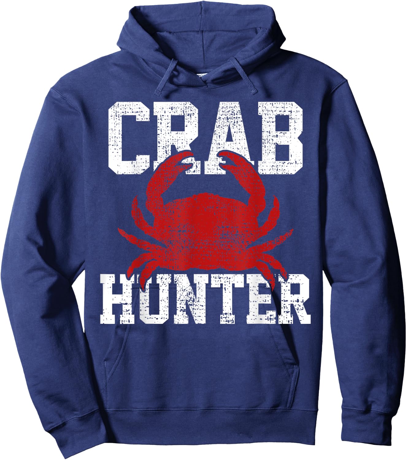Crab Lover Gift Vintage Hoodie - Hoodie | Navy