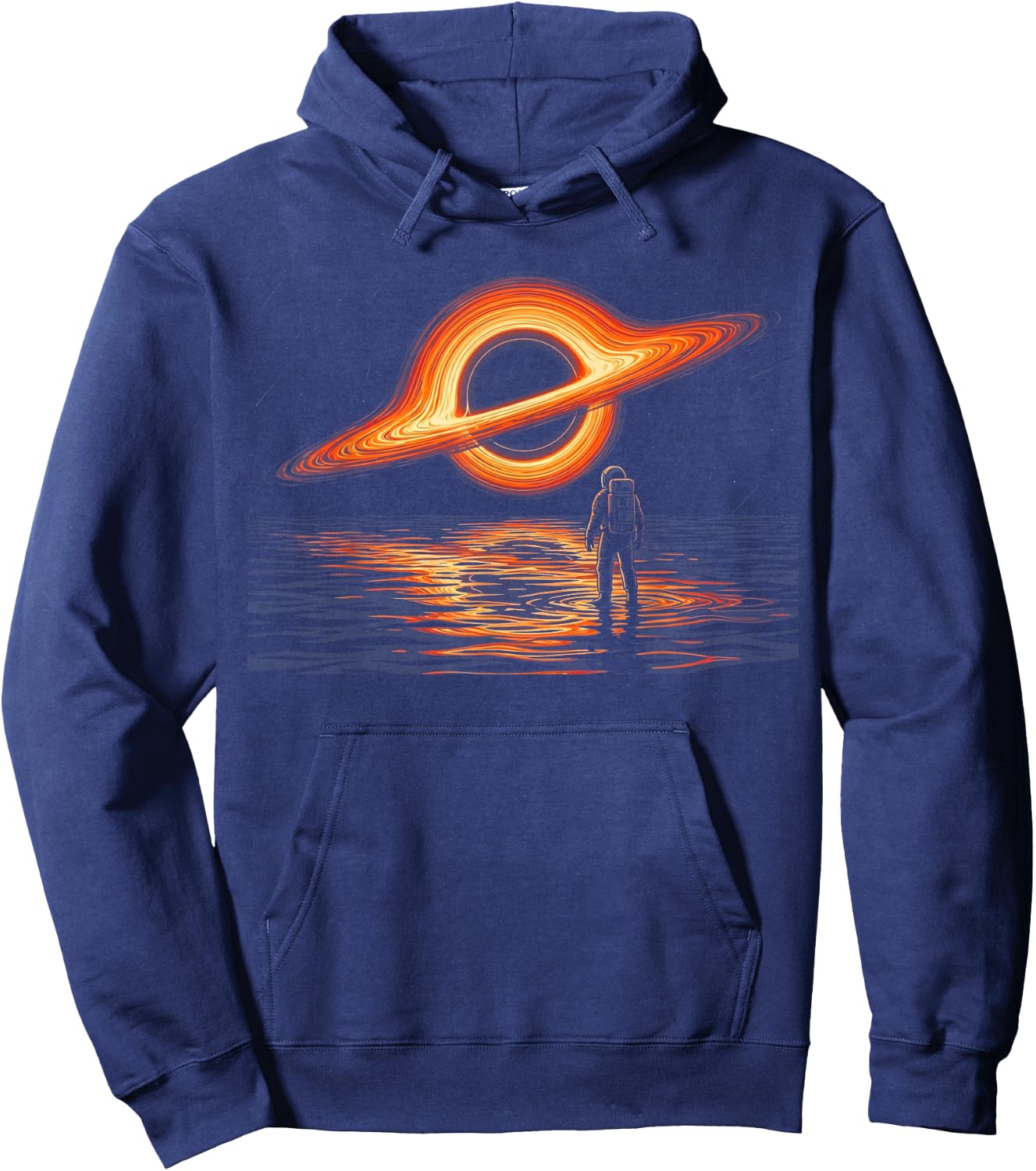 Black Hole Event Horizon Astronaut Sci-Fi Space Exploration Hoodie - Hoodie | Navy