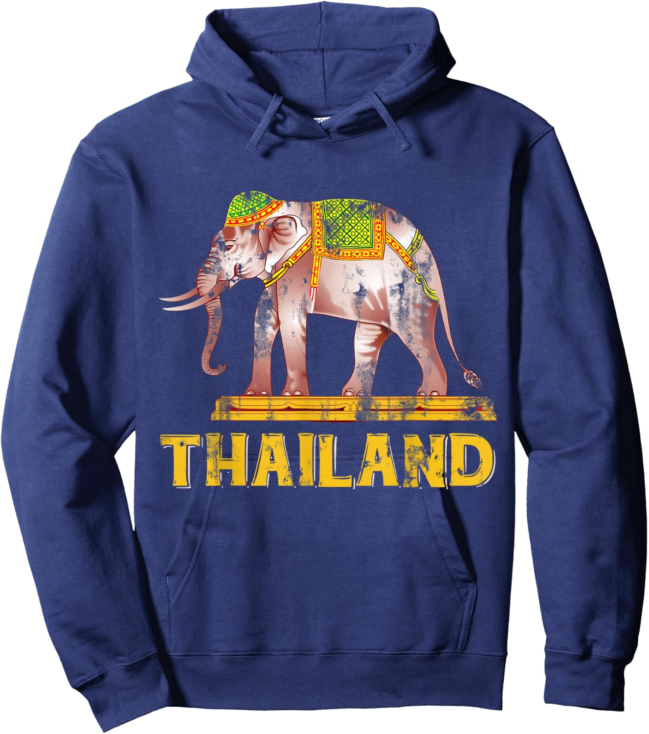 Thailand & Thai Pride Elephant Thailand Hoodie - Hoodie | Navy