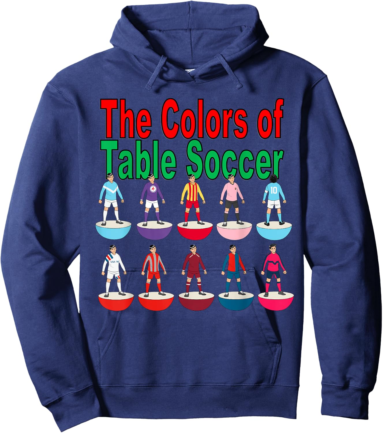 Subbuteo Football Players Hoodie - Hoodie | Navy
