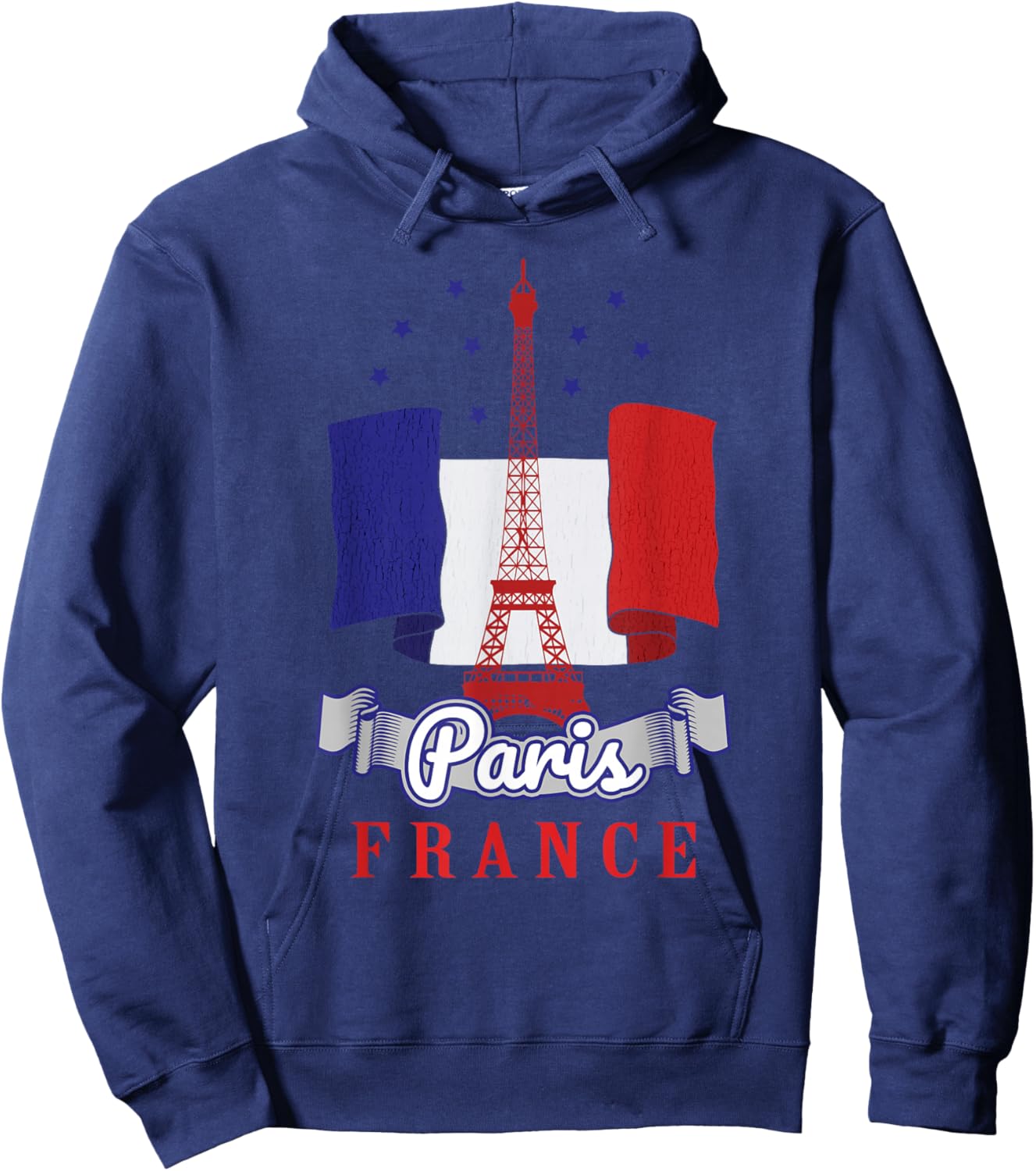 Paris France Flag Pride Eiffel Tower Fabulous City Of Lights Hoodie - Hoodie | Navy