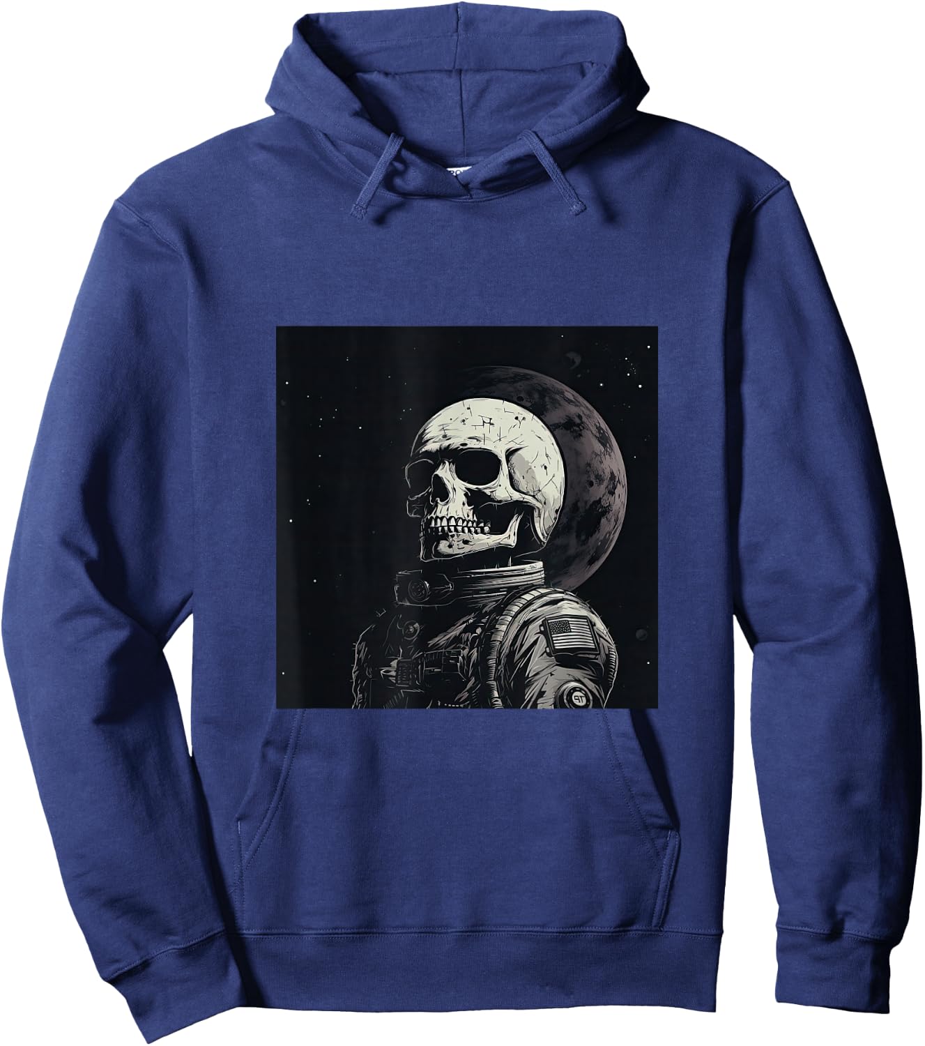 Skeleton Astronaut Mars Space Hoodie - Hoodie | Navy