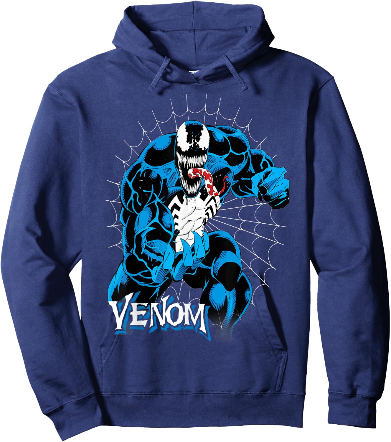 Marvel Venom Tangled In Web Graphic Hoodie - Hoodie | Navy