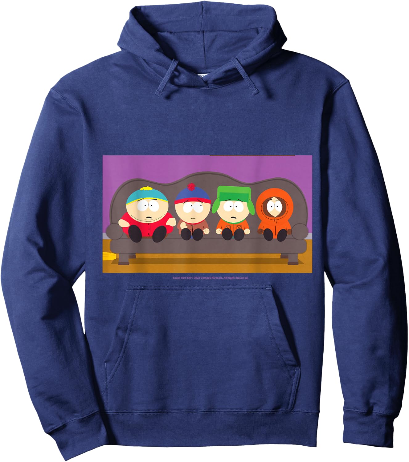 South Park Gang On A Couch Hoodie - Hoodie | Navy