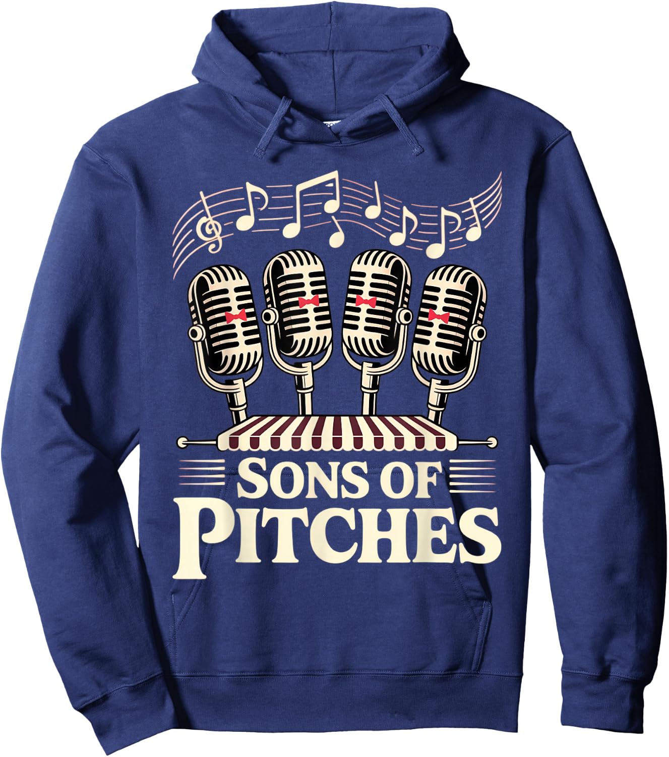 Barbershop Quartet Hoodie - Hoodie | Navy