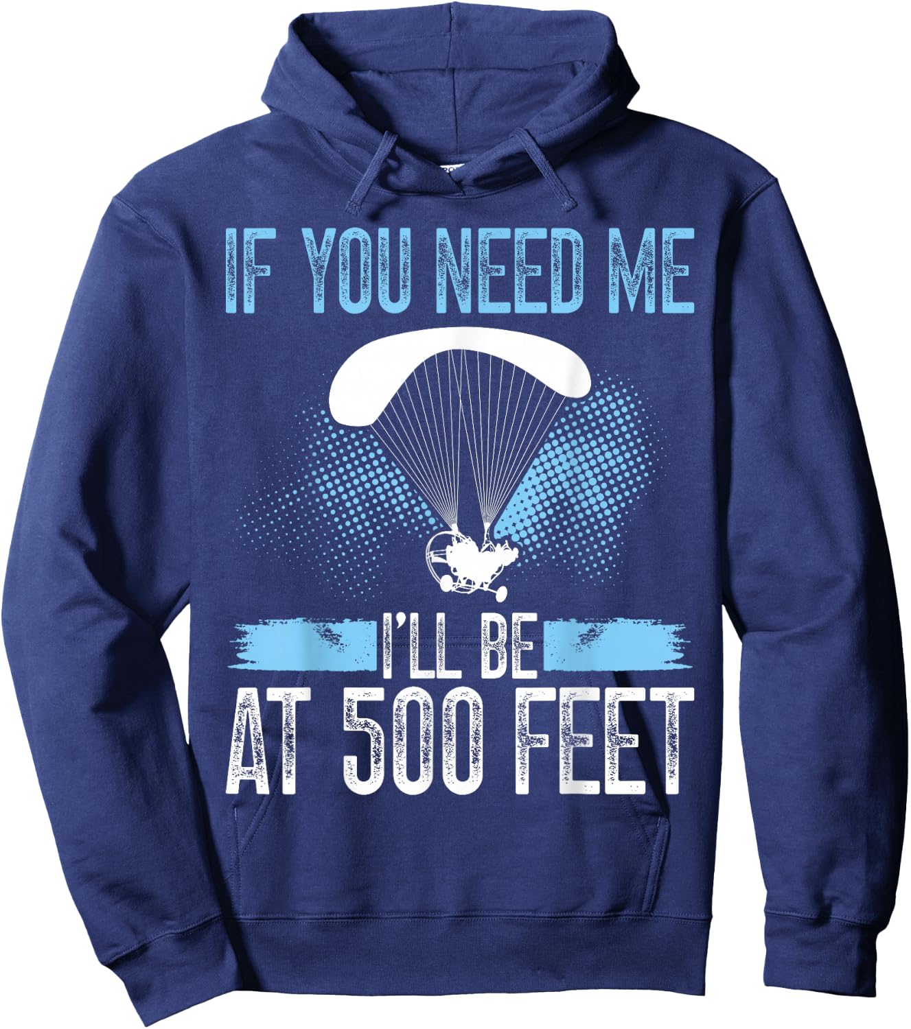 Paramotor Pilot Equipment Paragliding Kit Paramotoring Hoodie - Hoodie | Navy