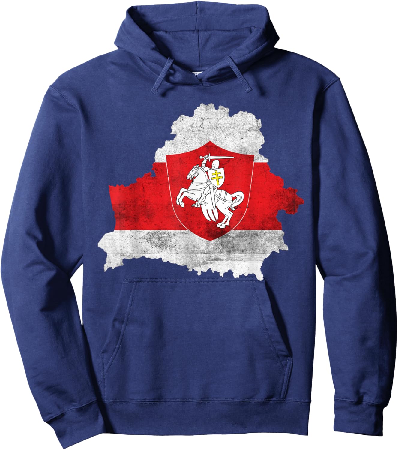 Belarus Pogonya White Red White Flag Protest Symbol Hoodie - Hoodie | Navy