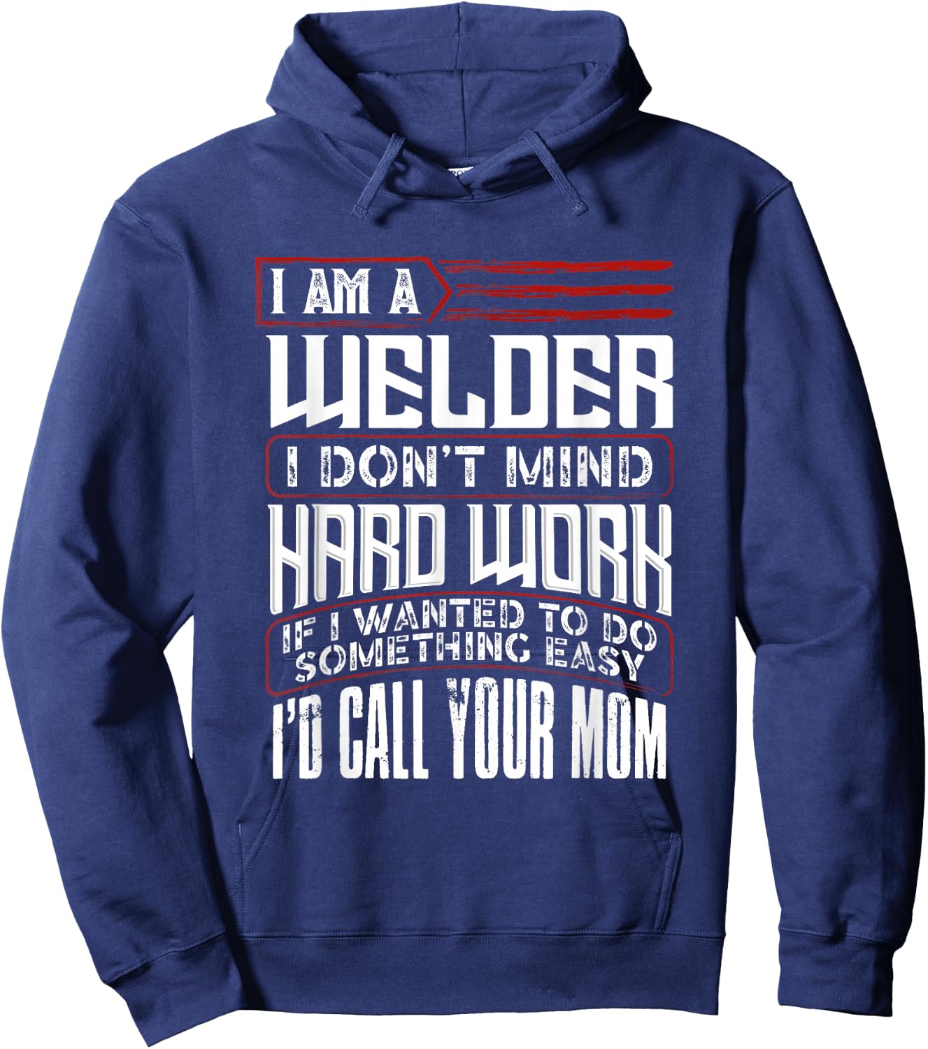 Welding Dad Funny Welder Father's Day Hoodie - Hoodie | Navy