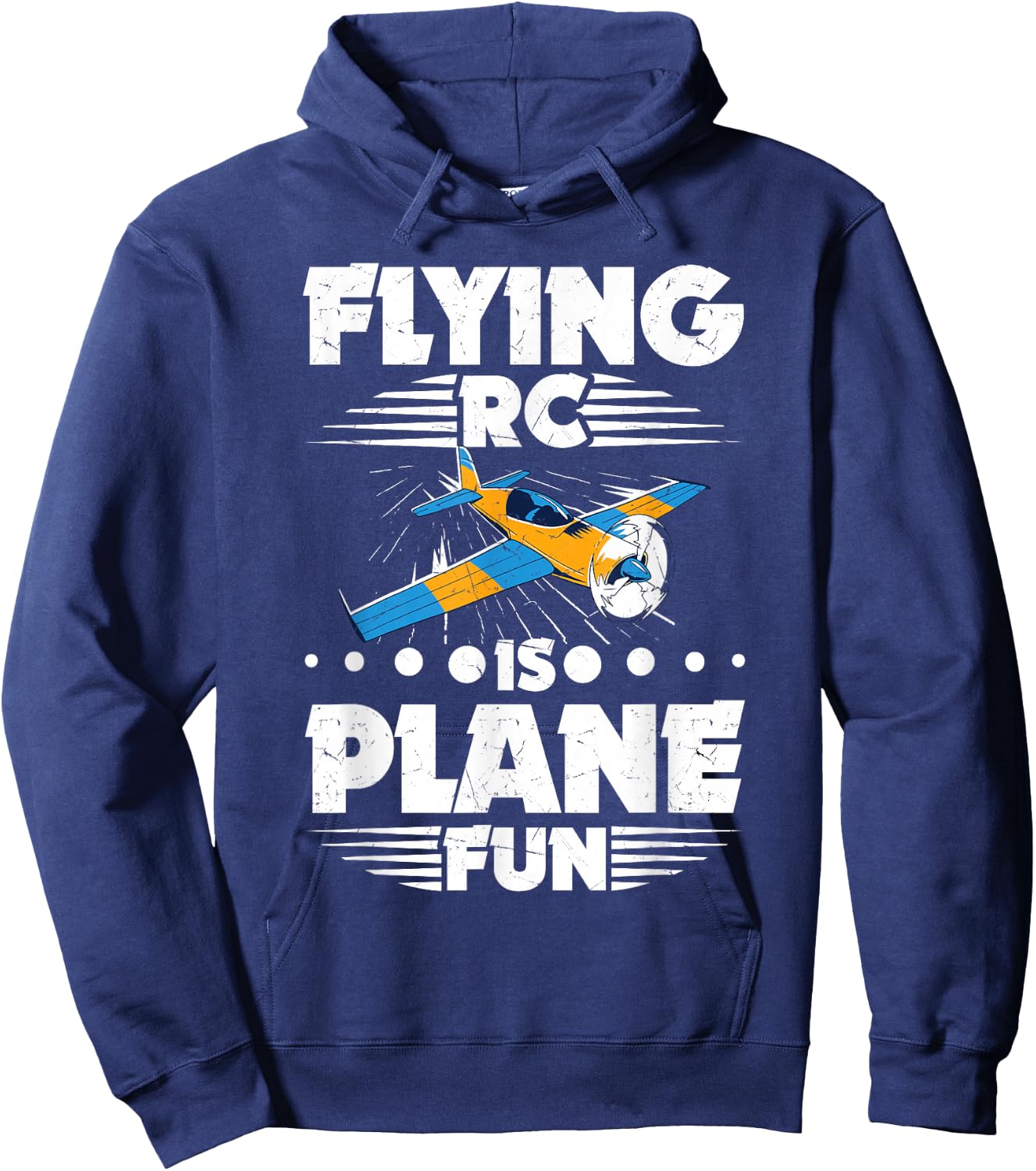 RC Aircraft Flyer RC Plane Model Test Pilot Hoodie - Hoodie | Navy