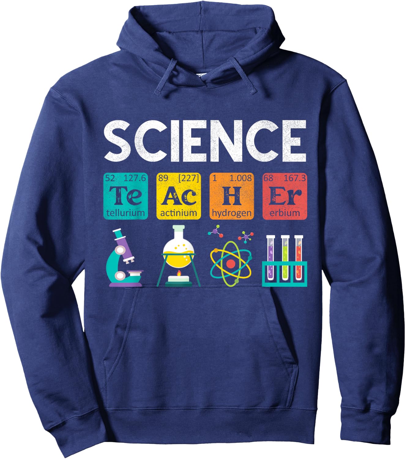 Science Teacher Chemistry Biology Physics Teacher Student Small Hoodie - Hoodie | Navy