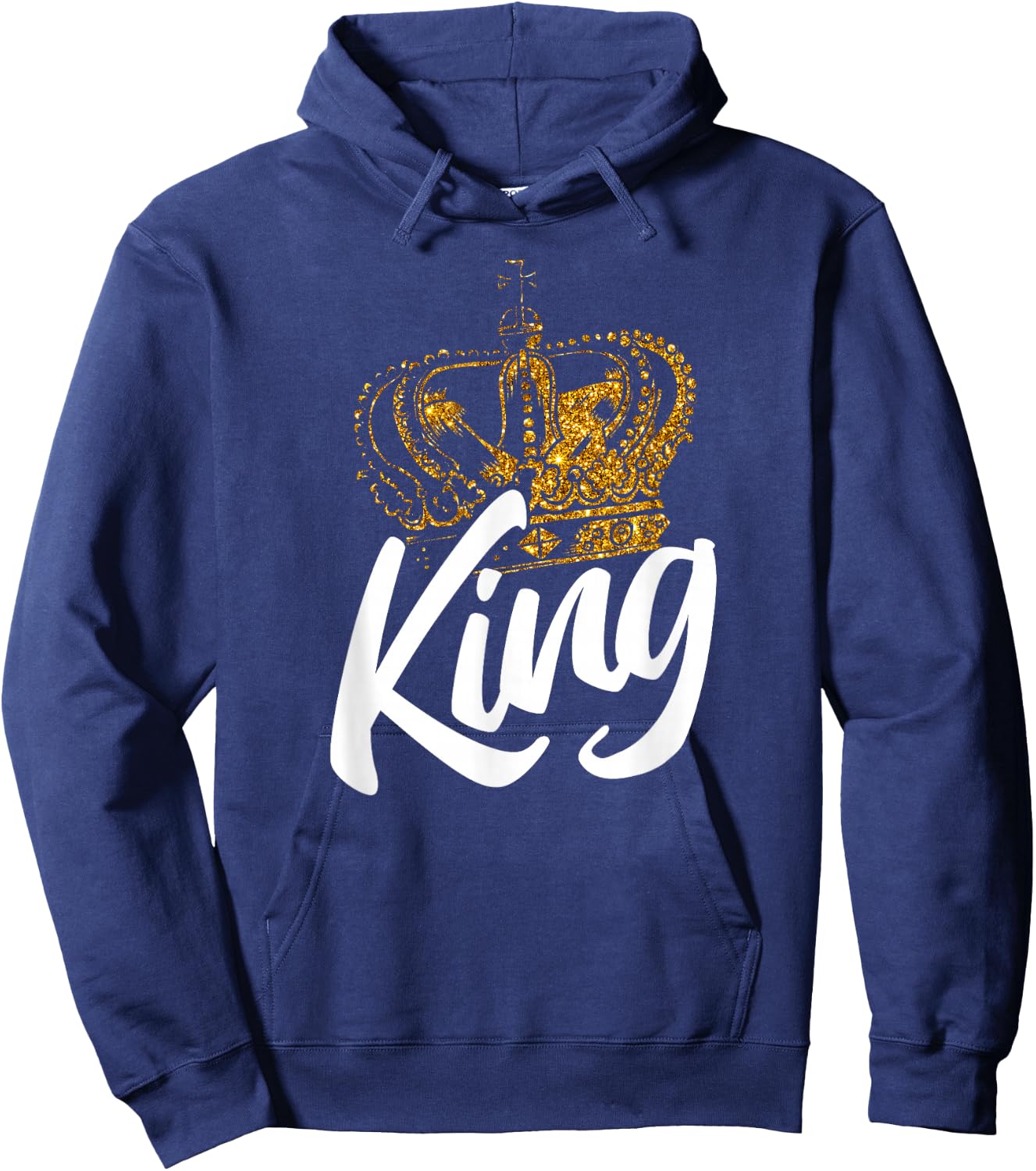 Birthday King Shirt Crown and Boys Hoodie - Hoodie | Navy