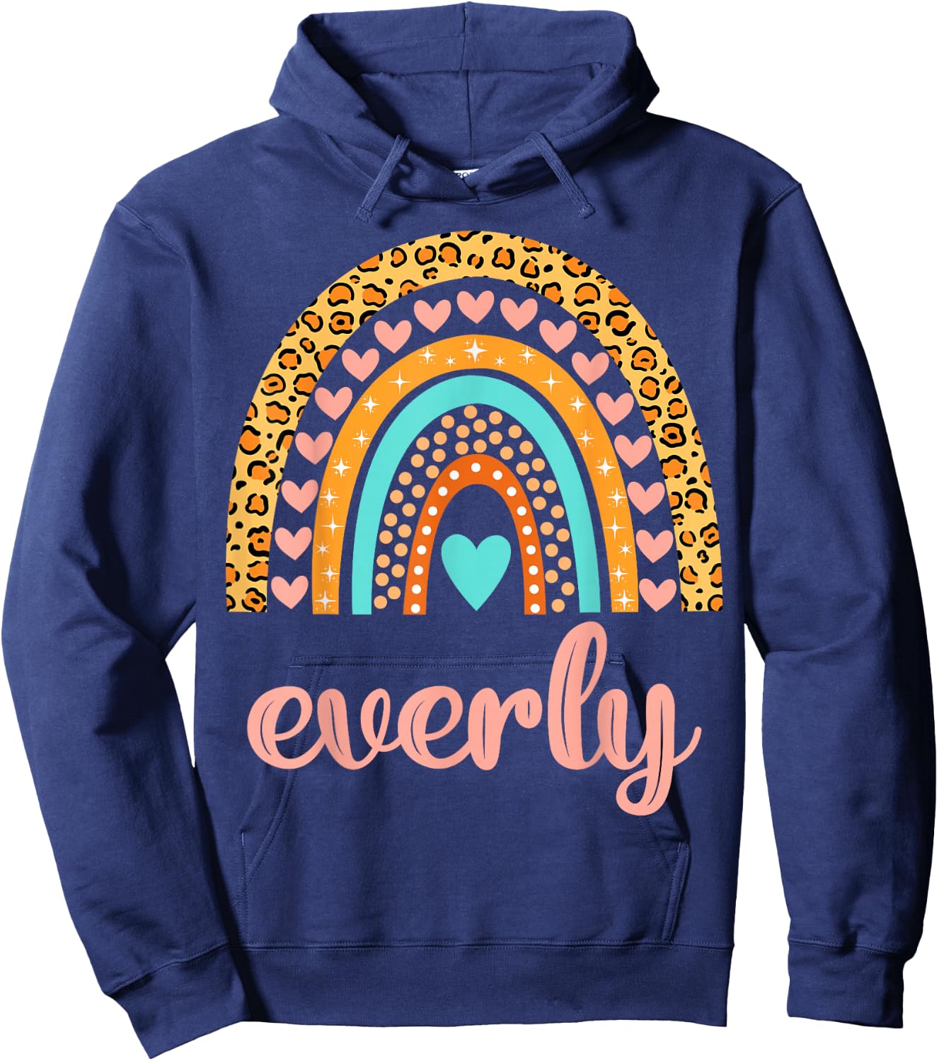 Everly Everly Name Birthday Shirt Gift Hoodie - Hoodie | Navy