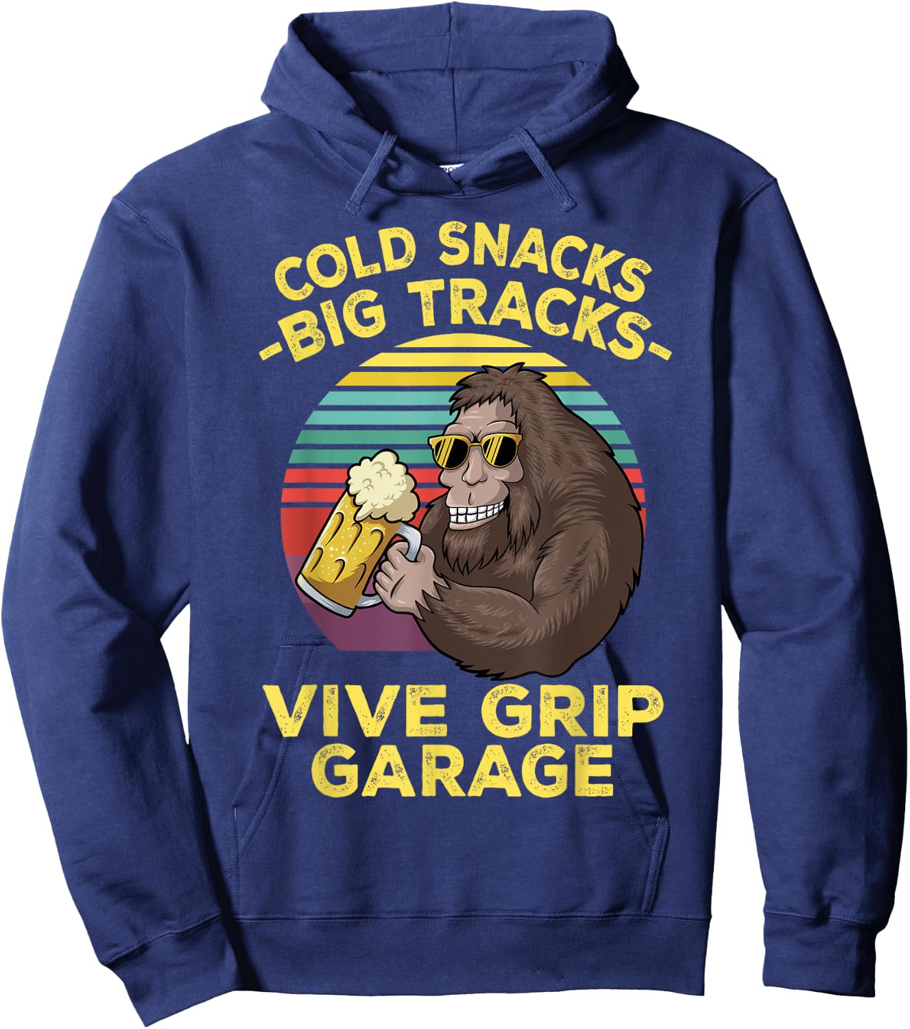 Cold Snacks -Big Tracks- Vice Grip Garage Classic Costume Hoodie - Hoodie | Navy